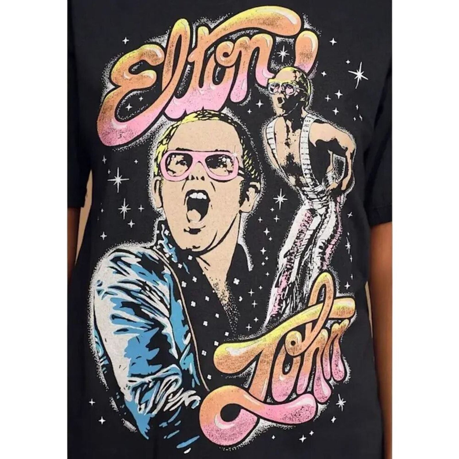 Daydreamer DAYDREAMER Elton John On Stage Boyfriend T-Shirt Size Medium Size M / US 6-8 / IT 42-44 - 16 Thumbnail