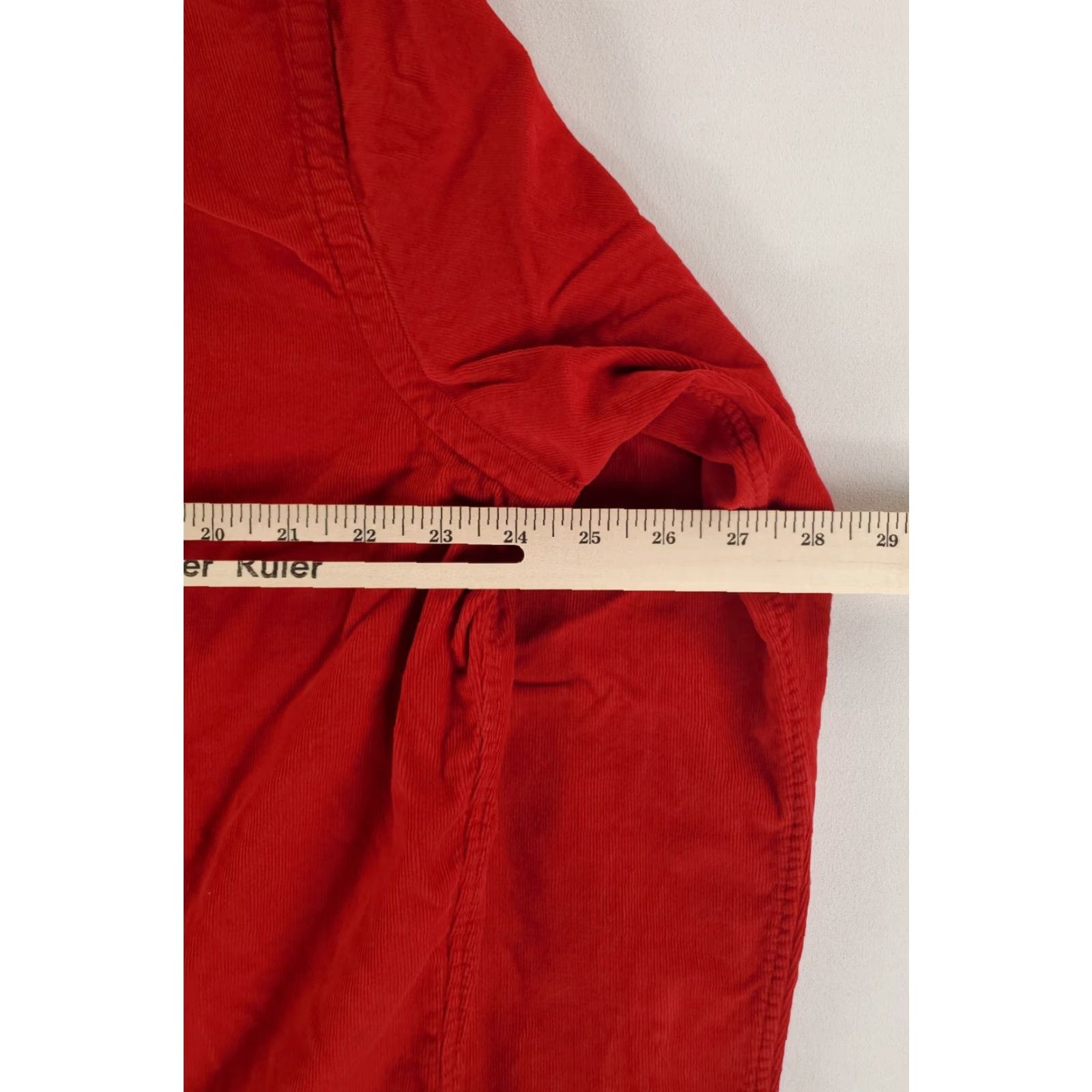 Polo Ralph Lauren Polo Ralph Lauren Shirt Button Down Corduroy Red Long Sleeve Mens XL Size US XL / EU 56 / 4 - 5 Thumbnail