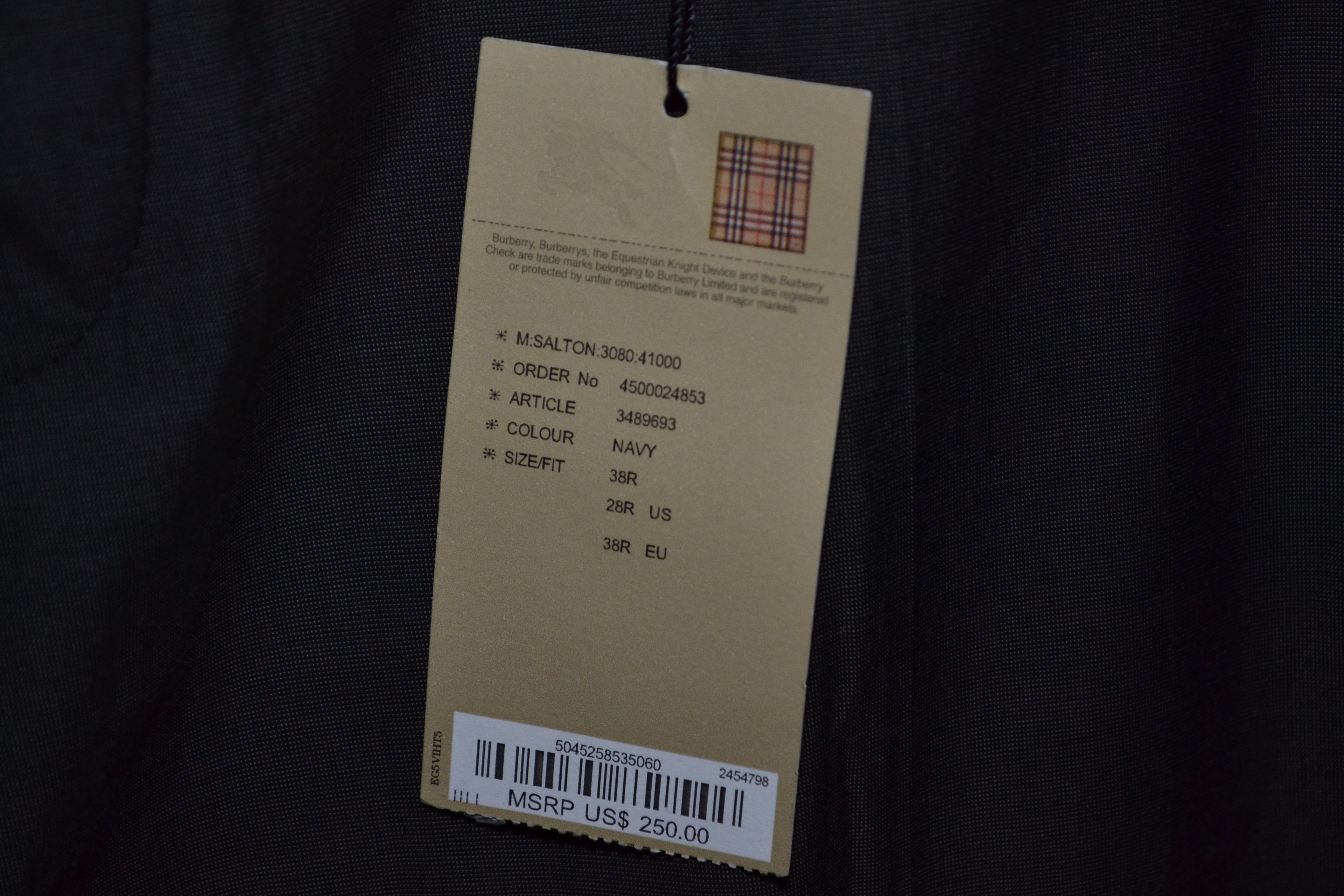 Burberry NWT Burberry Gray cotton Trousers Pants 38 R size Size US 38 / EU 54 - 5 Thumbnail