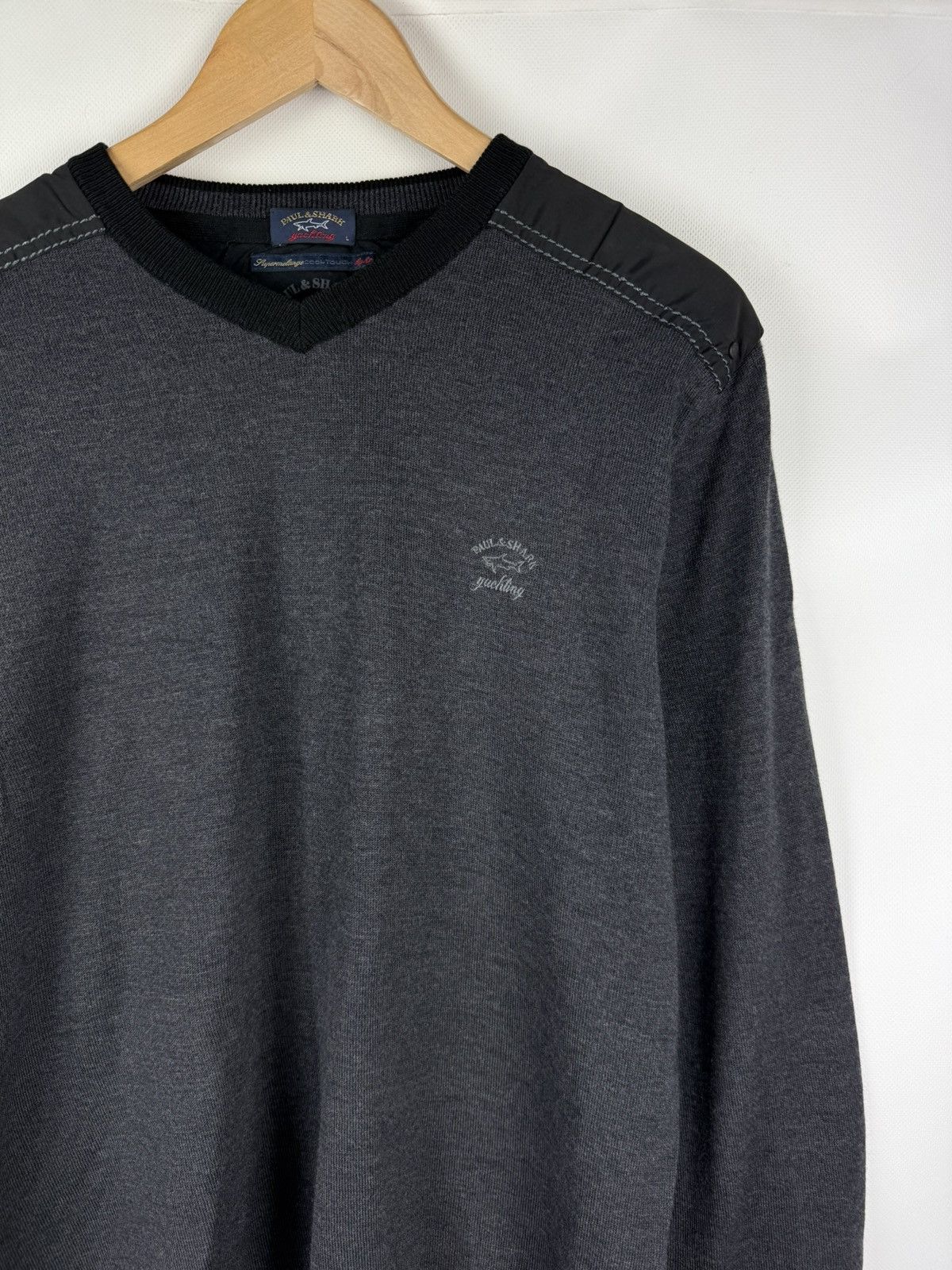 Paul & Shark Paul & Shark Cool Touch Light Men’s Wool Sweater Pullover Size US L / EU 52-54 / 3 - 5 Thumbnail