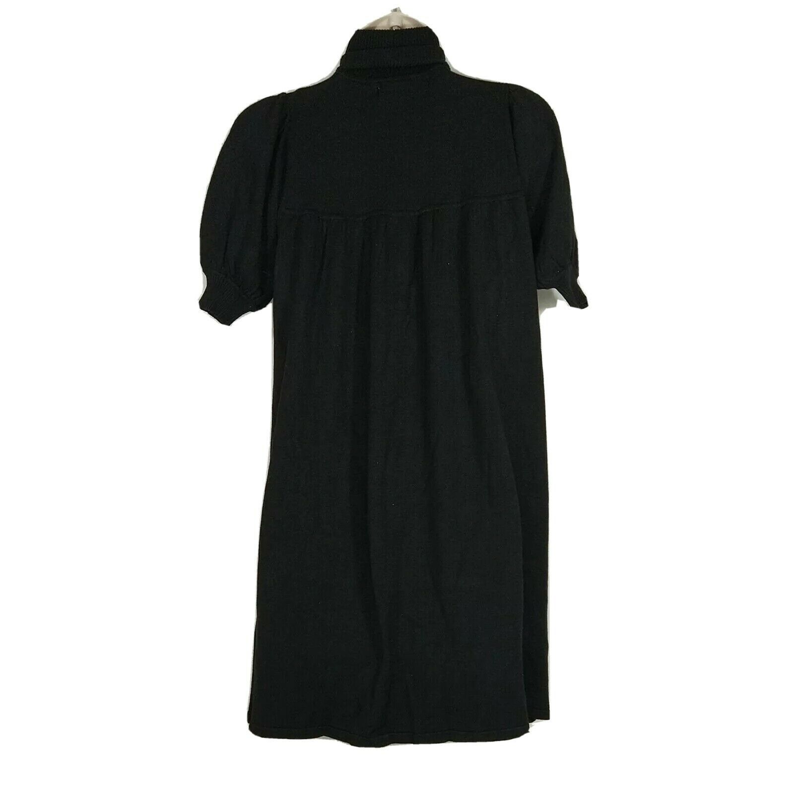 Other Studio M Turtleneck Shift Dress Women Petite Size XSP Black Size XS / US 0-2 / IT 36-38 - 5 Thumbnail