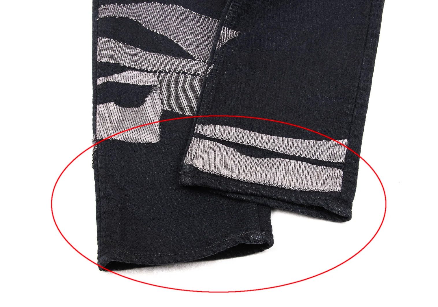 Issey Miyake Graphic Jacquard Denim Pants in Indigo Black and More Size US 38 / EU 54 - 13 Thumbnail