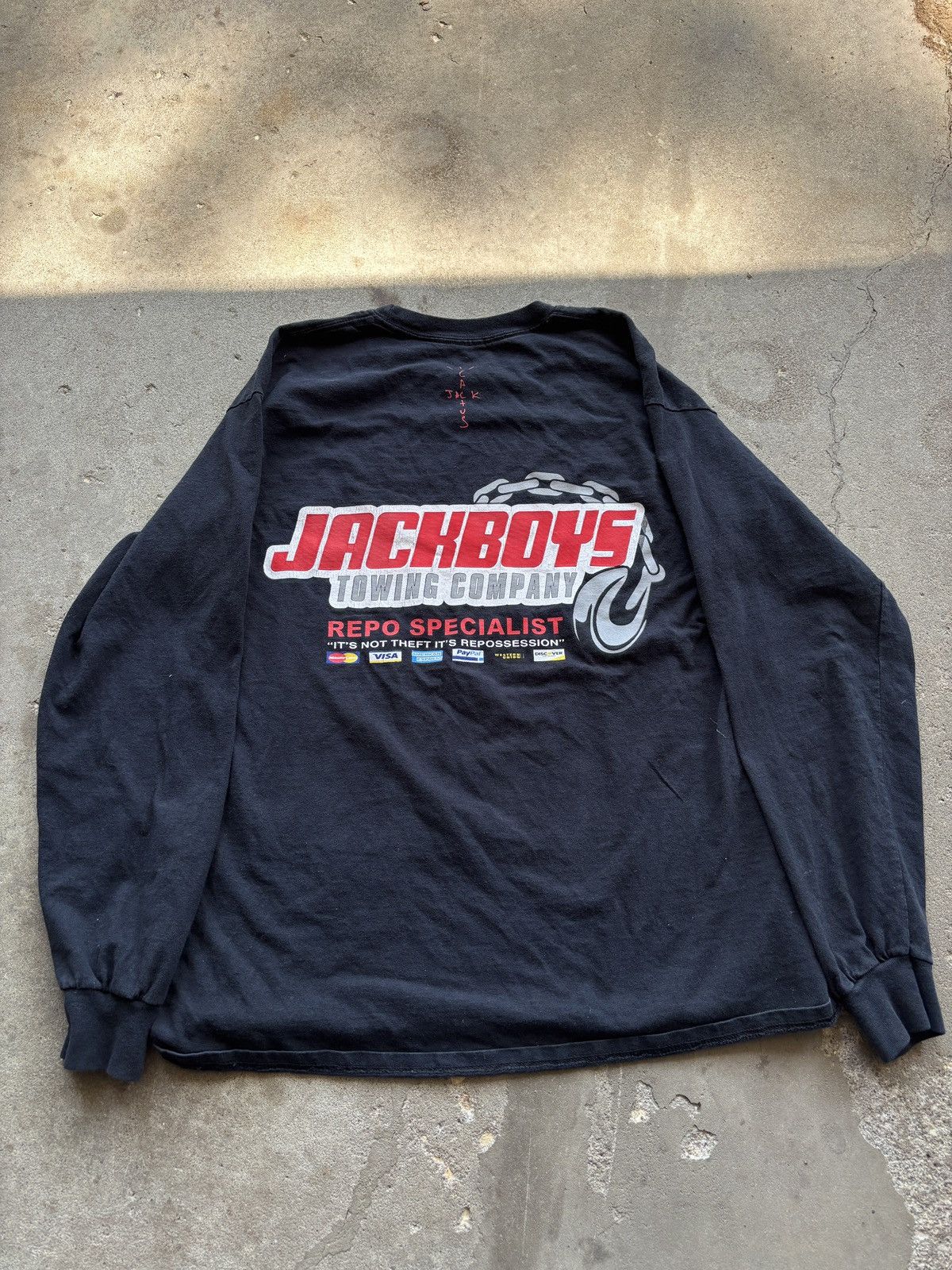 Travis Scott travis scott JACKBOYS truck longsleeve | Grailed