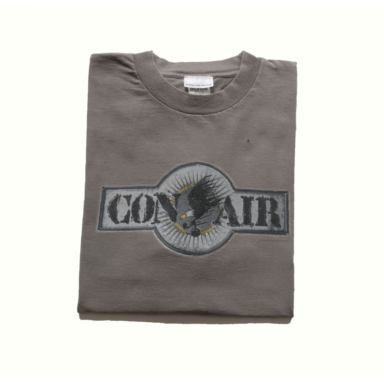 Vintage VINTAGE CON AIR MOVIE PROMO 90s LICENSED MURINA MADE USA GRAY T SHIRT MEN XL 1997 Size US XL / EU 56 / 4 - 2 Thumbnail