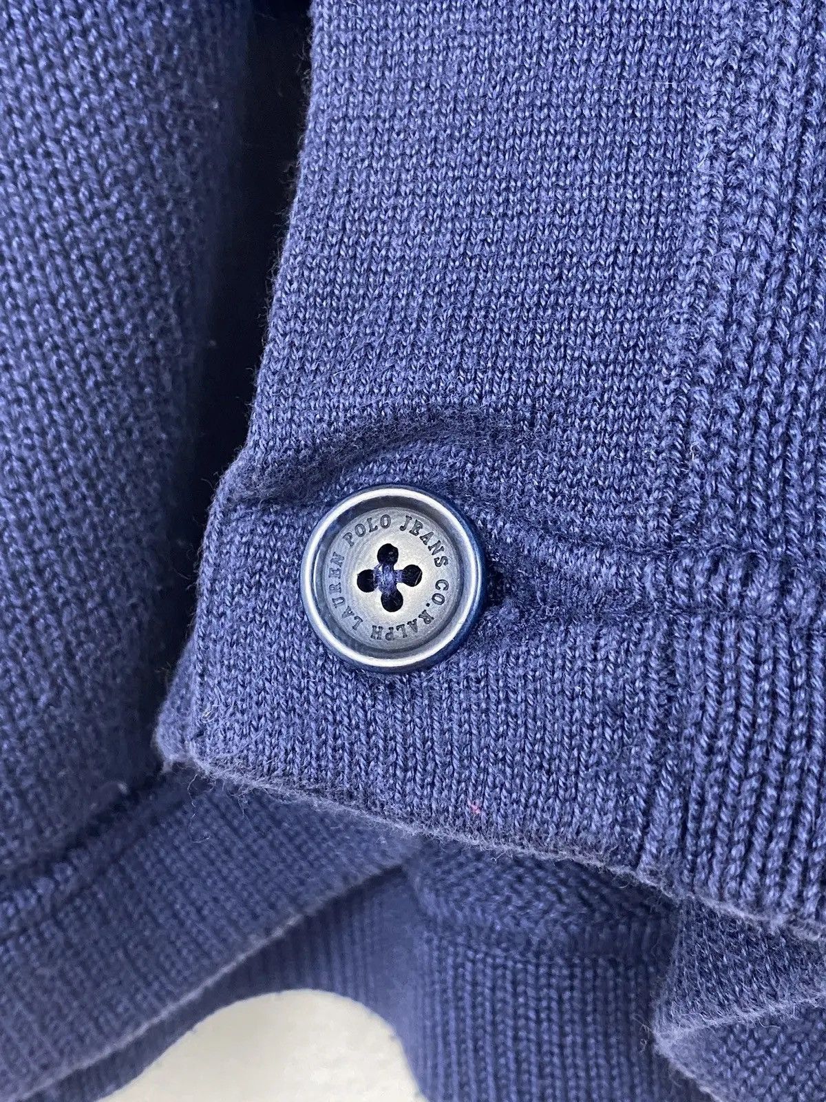 Polo Ralph Lauren Ralph Lauren Polo Jeans Button-Up Small Logo Jumper In Blue Size US XL / EU 56 / 4 - 4 Thumbnail