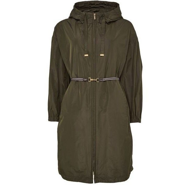 Max Mara MAX MARA Hooded Verde Green Parka Jacket New & Authentic (Wo Size M / US 6-8 / IT 42-44 - 1 Thumbnail