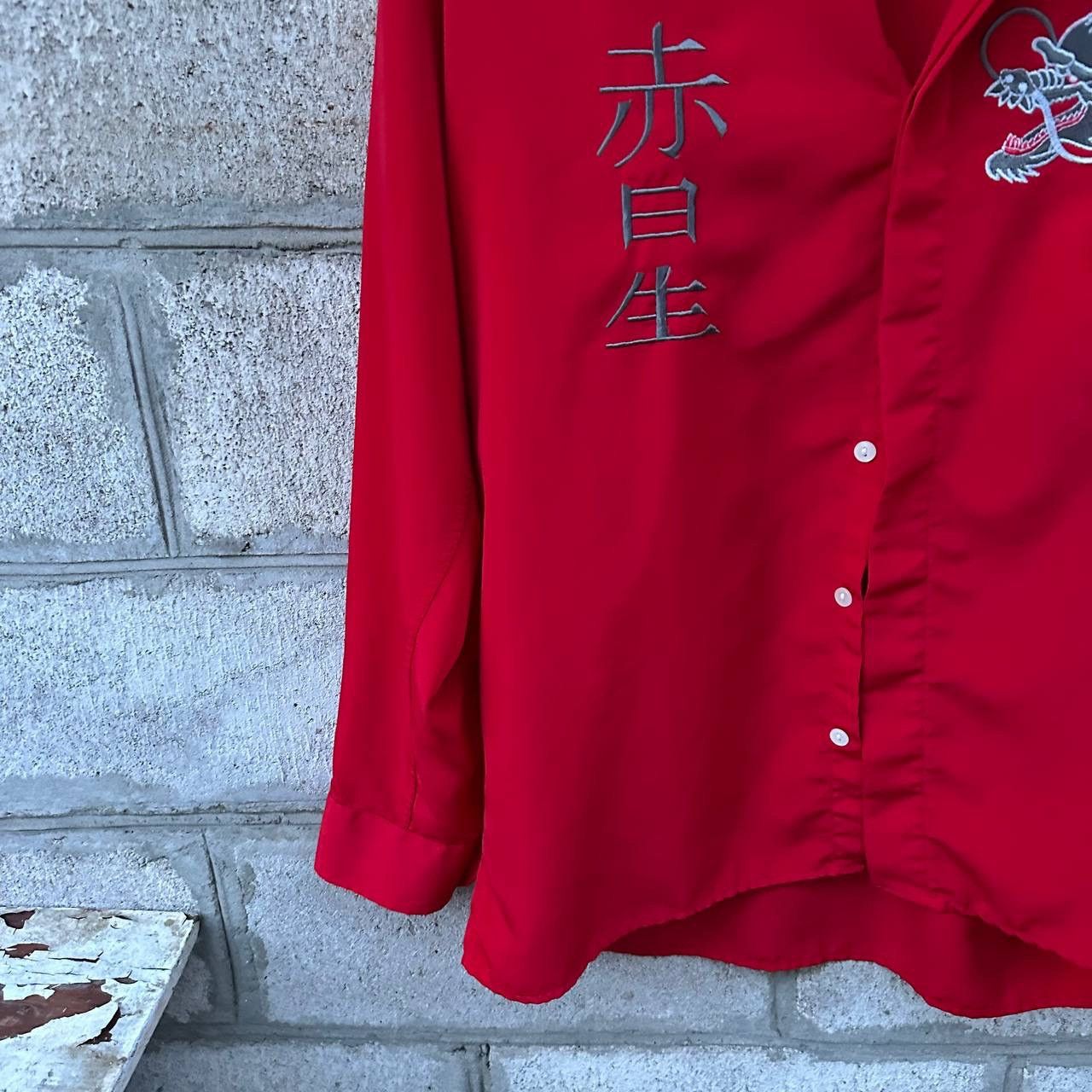 Japanese Brand VTG Japan Style Shirt Button Up Dragon Size L Y2K 00s USA Size US L / EU 52-54 / 3 - 3 Thumbnail