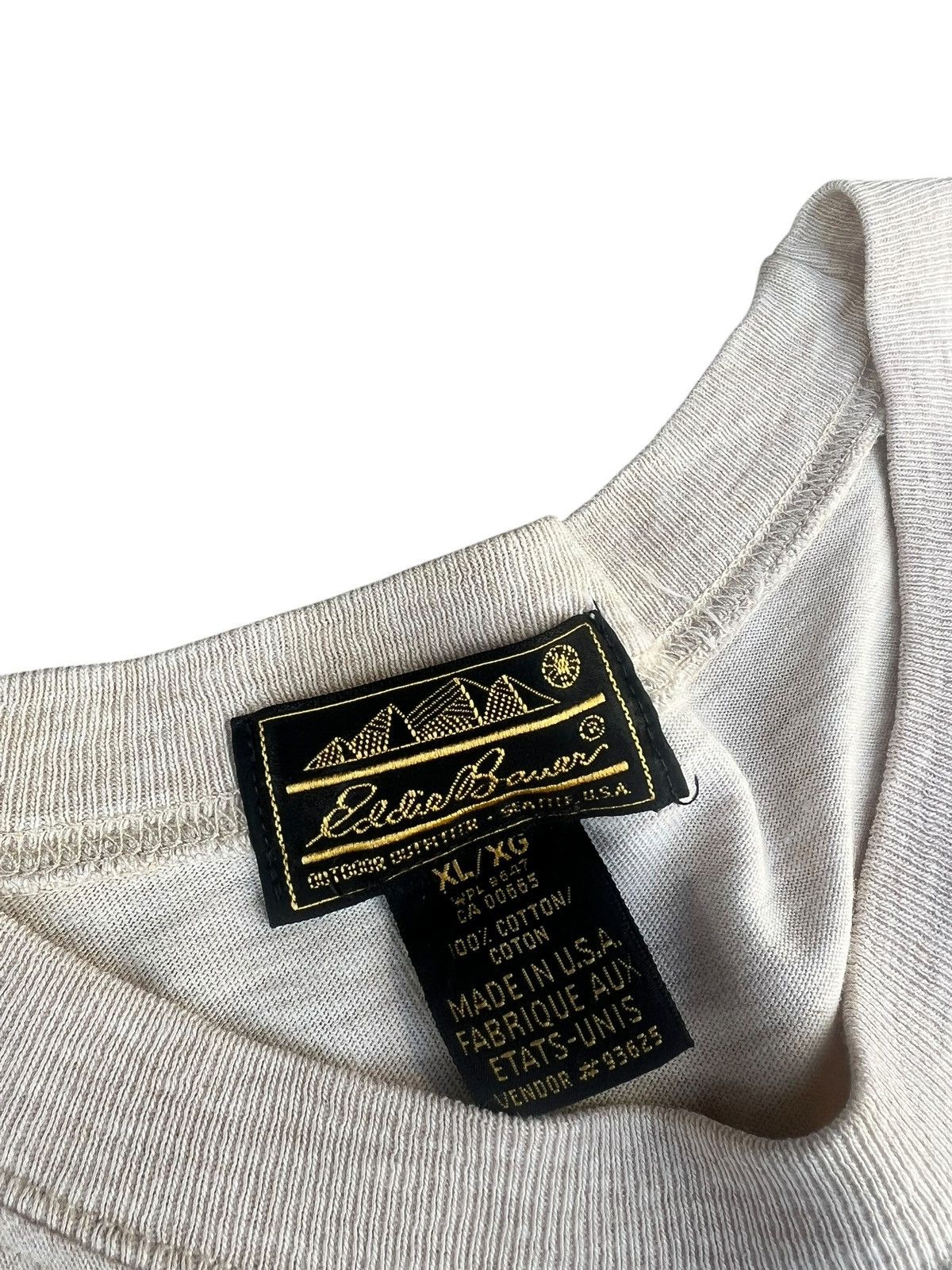 Eddie Bauer × Vintage Vintage 90s Eddie Bauer Fly Fishing t shirt Size US XL / EU 56 / 4 - 6 Thumbnail