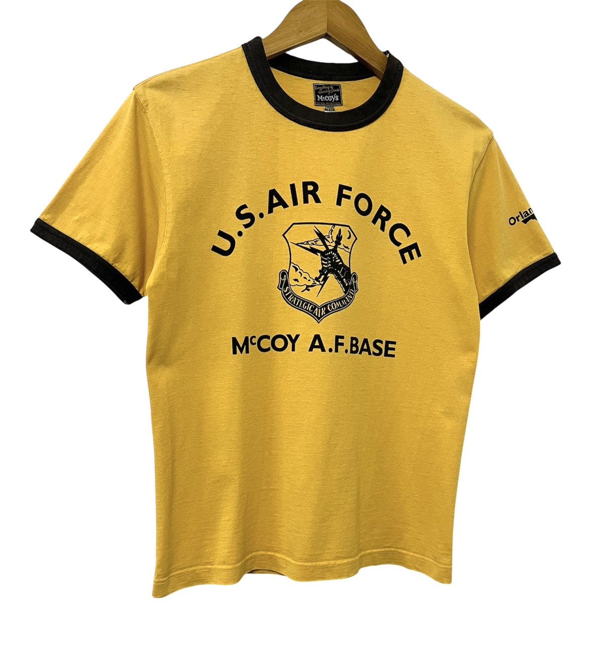 The Real McCoy's THE REAL MCCOY'S US AIR FORCE MCCOY AF BASE RINGER TSHIRT Size US M / EU 48-50 / 2 - 2 Thumbnail