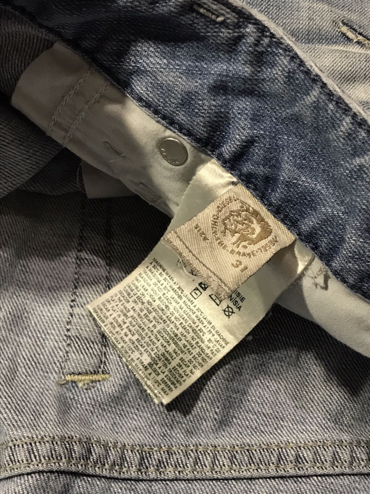 Diesel Vintage Y2K Jeans Diesel Denim Blue Size US 31 - 11 Thumbnail