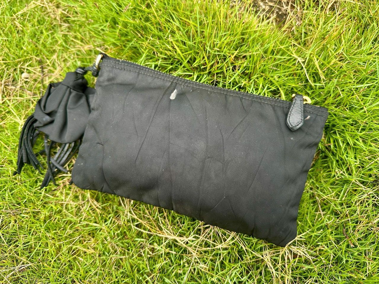 Prada Authentic Prada Tessuto Nylon Small Pouch Size ONE SIZE - 2 Thumbnail