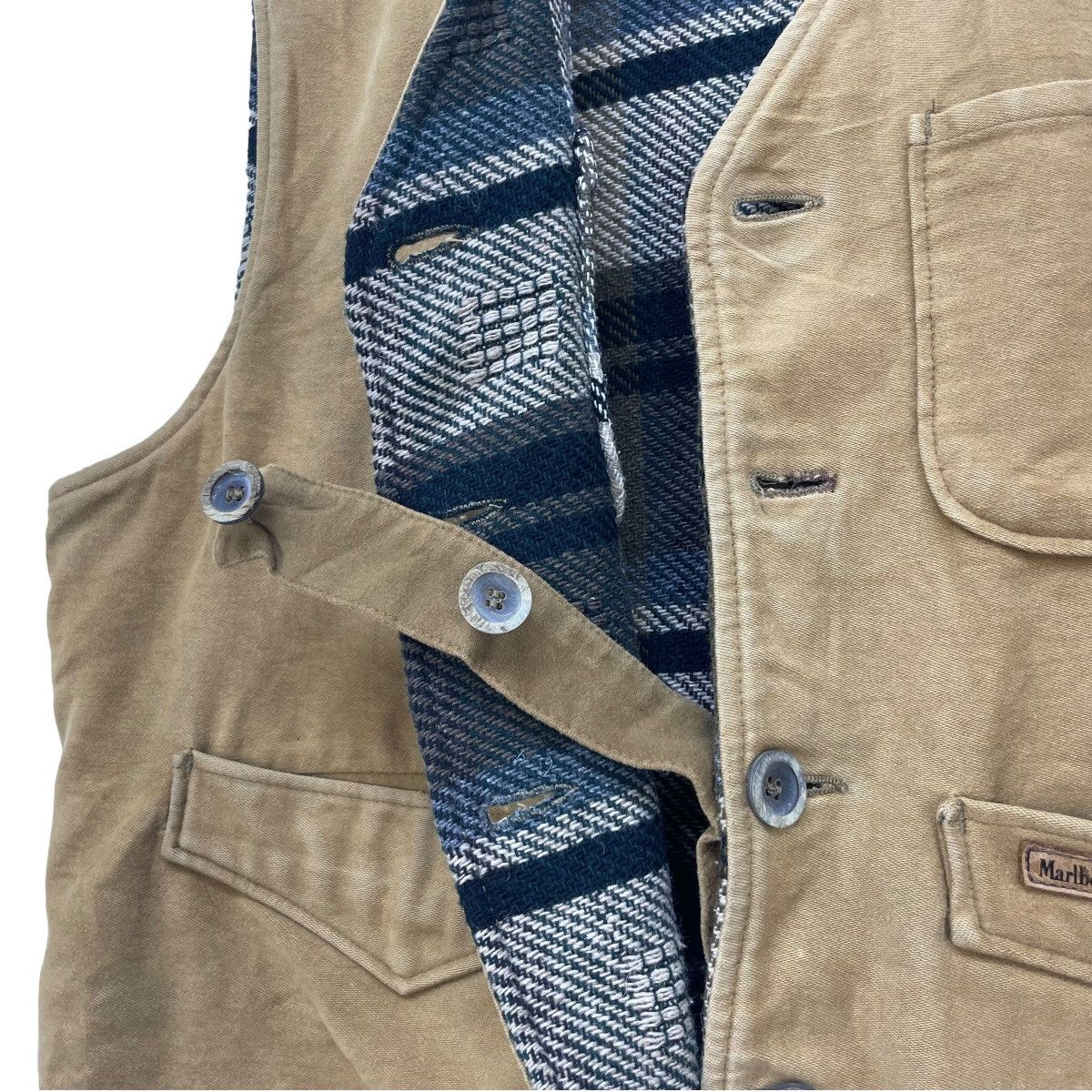 Marlboro 🔥VtgMalboro Classics Reversible Vest Jacket Detachble Butto Size US M / EU 48-50 / 2 - 8 Thumbnail