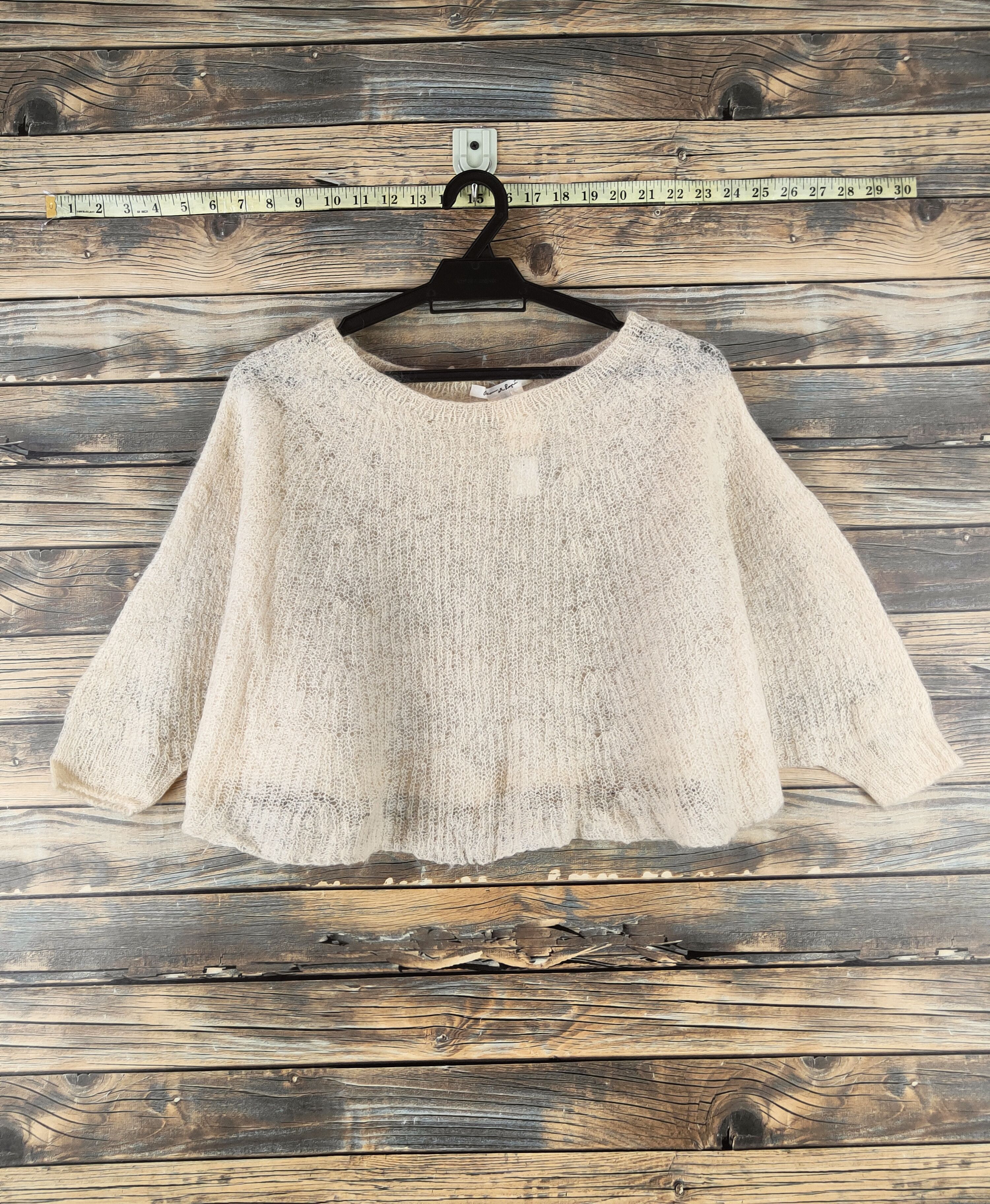ADAM ET ROPE DL Adam et Rope Light Yellow Knitwear Crop Tops #46-381 Size XS / US 0-2 / IT 36-38 - 1 Thumbnail