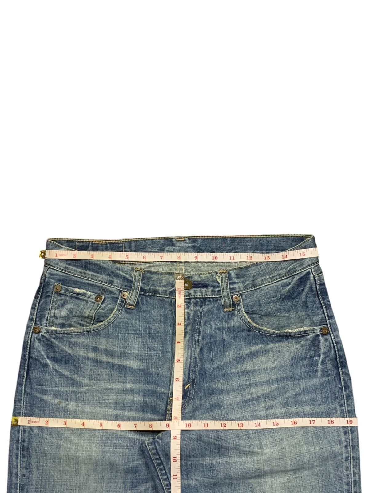 Levi's × Levi's Vintage Clothing Vintage 90s Levis 502 Faded Wash Distressed Loose Jeans Size US 31 - 12 Thumbnail