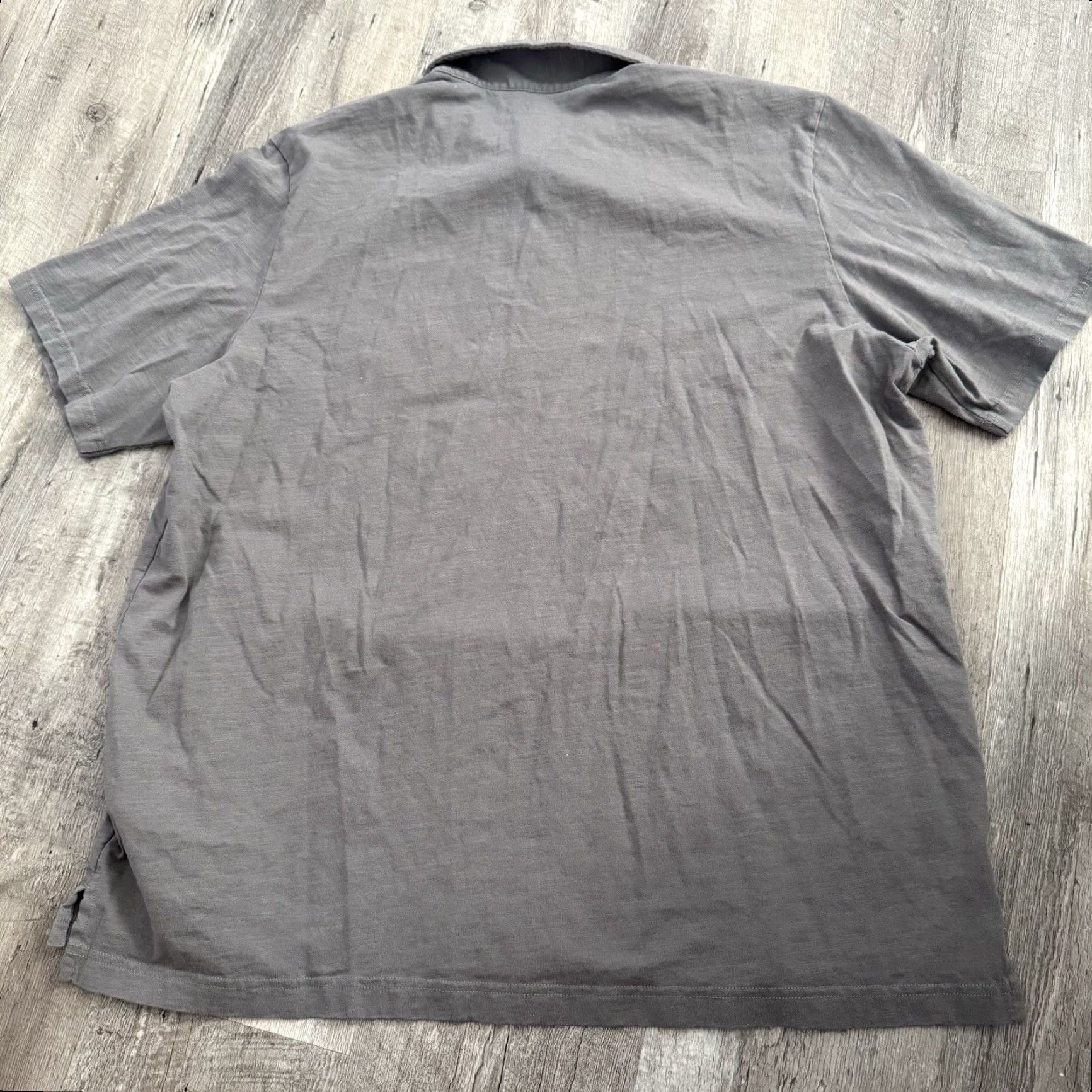Vintage L.L. Bean Polo Shirt Mens XL Gray 100% Cotton Slightly Fitted Short Sleeve Collared Logo Classic Shirt Polo M/L Size US XL / EU 56 / 4 - 5 Thumbnail