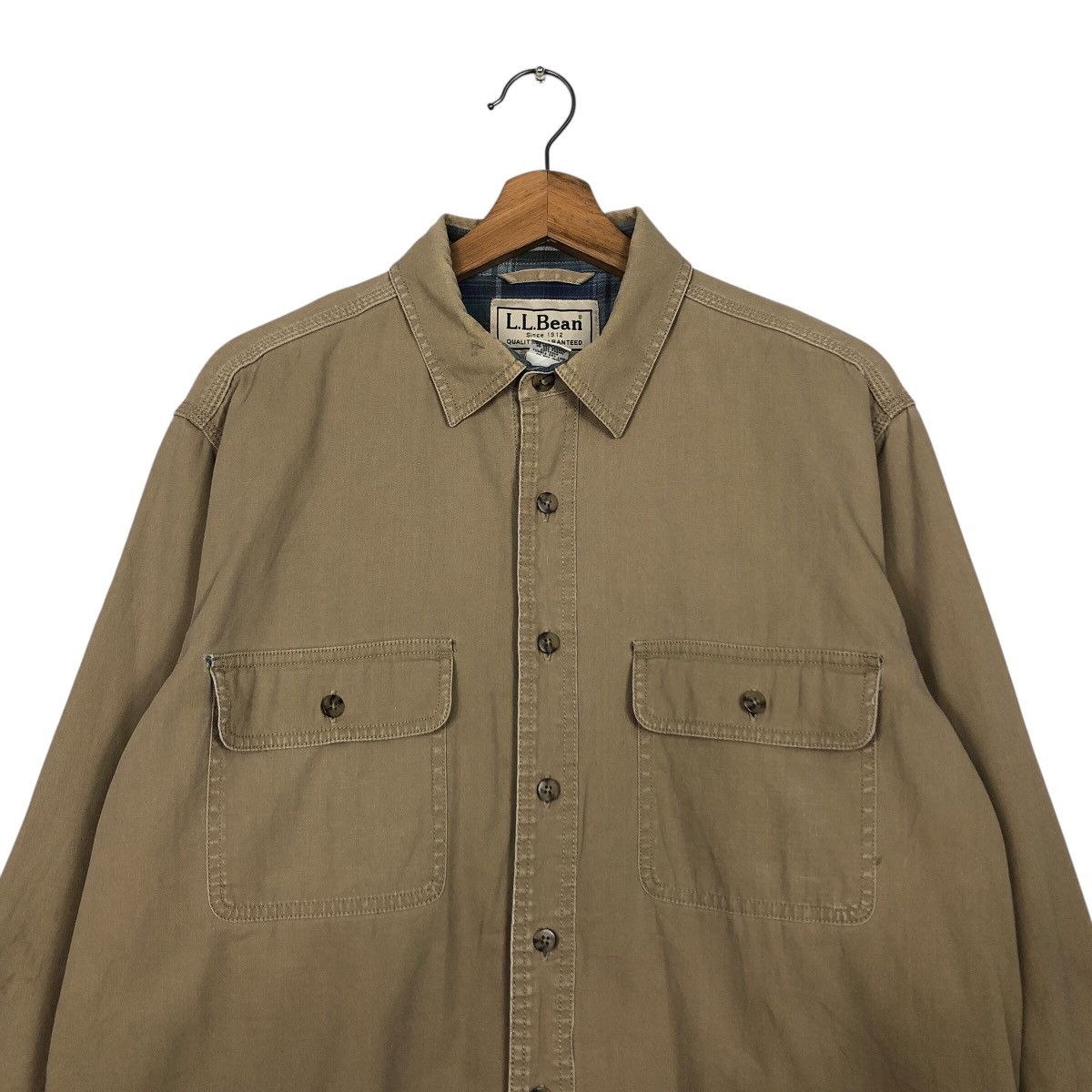 Japanese Brand 📌Vintage Chore Work Shirt Jacket L.L.Bean Blanket Tartan Size US M / EU 48-50 / 2 - 4 Thumbnail