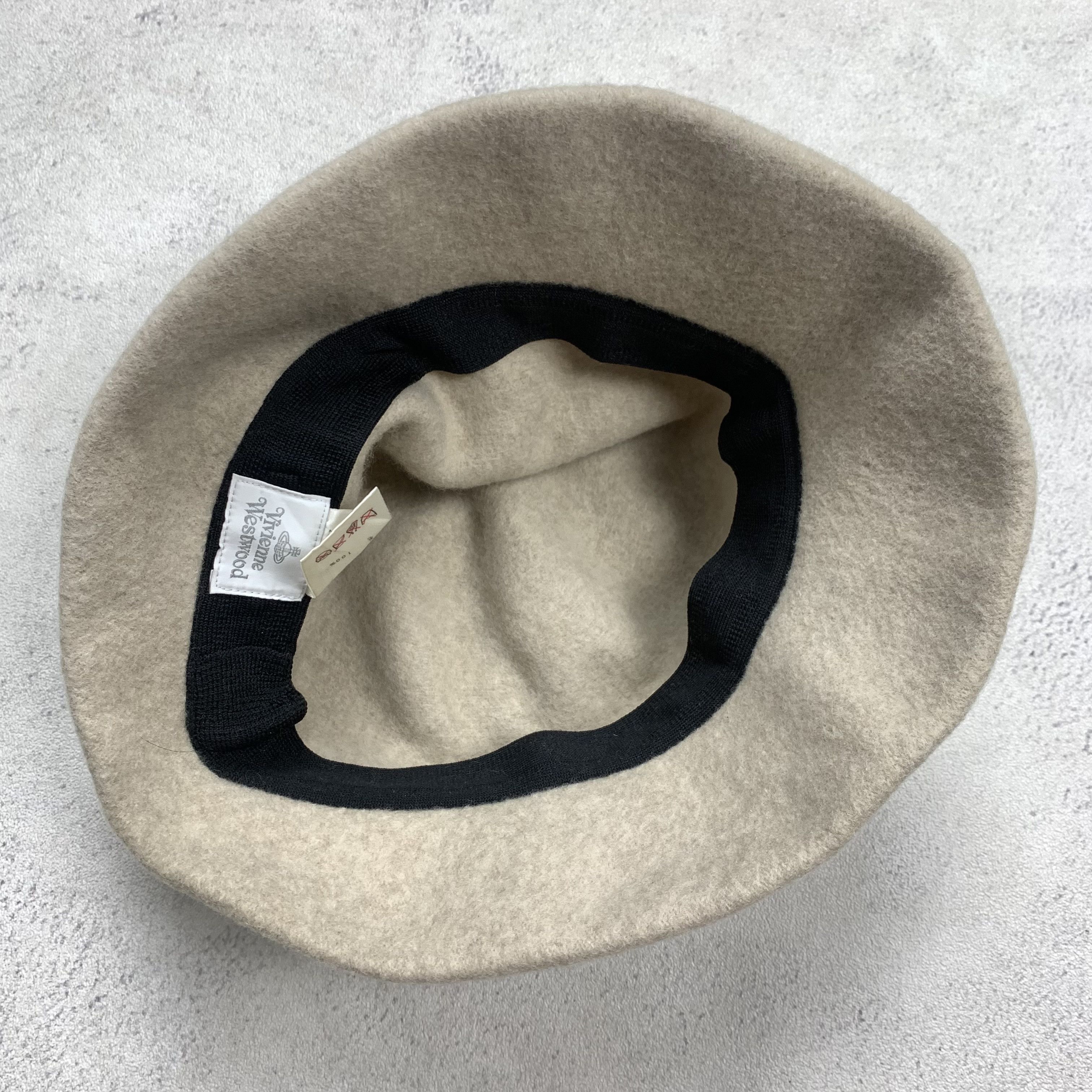 Vivienne Westwood Vivienne Westwood Wool Orb Bucket Hat Size ONE SIZE - 4 Thumbnail