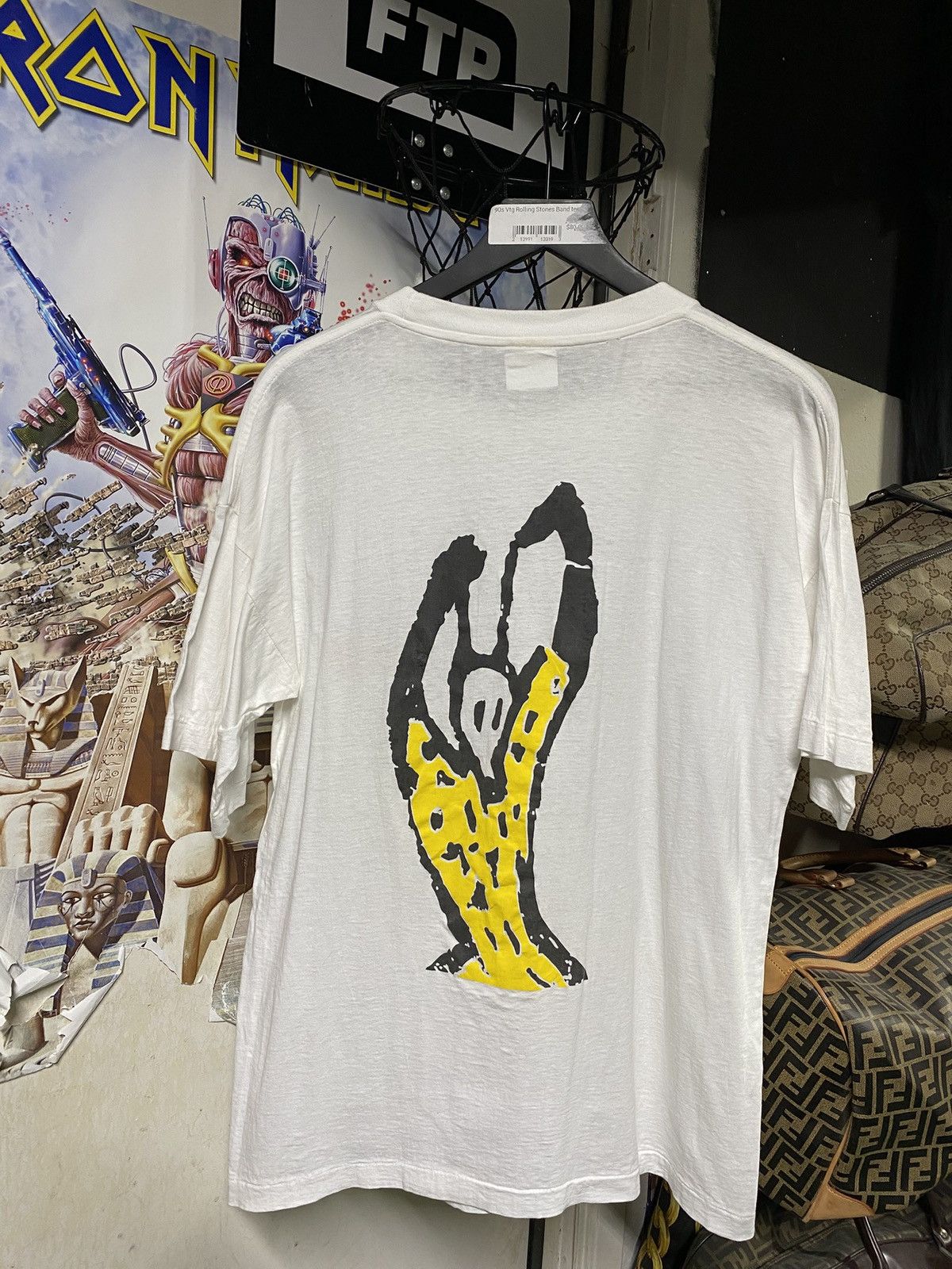 Vintage 90's Rolling Stones Voodoo Lounge Band Shirt Large