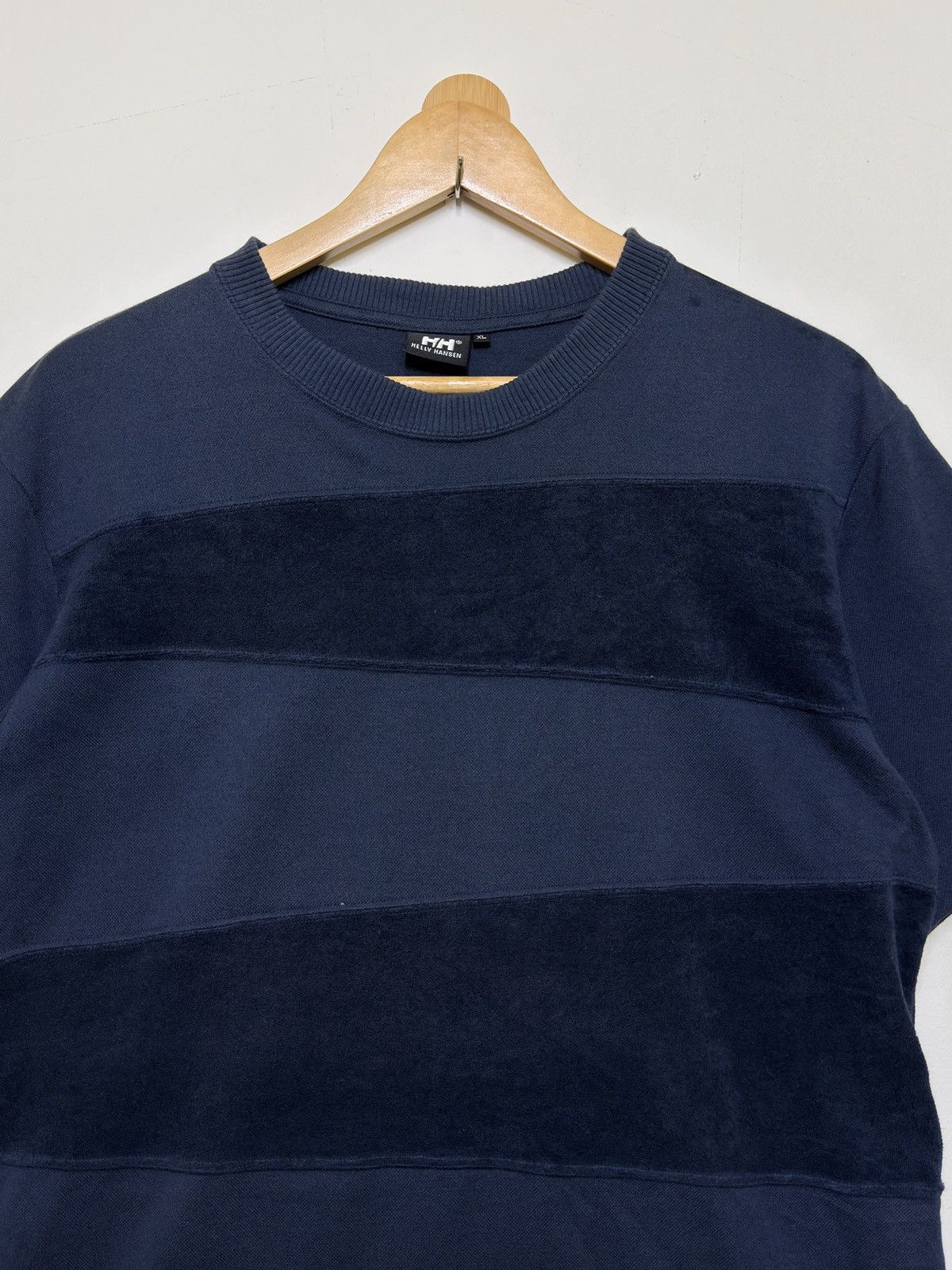 Helly Hansen Vintage Helly Hansen Patchwork Stripe Textured Short Sleeve Size US M / EU 48-50 / 2 - 5 Thumbnail