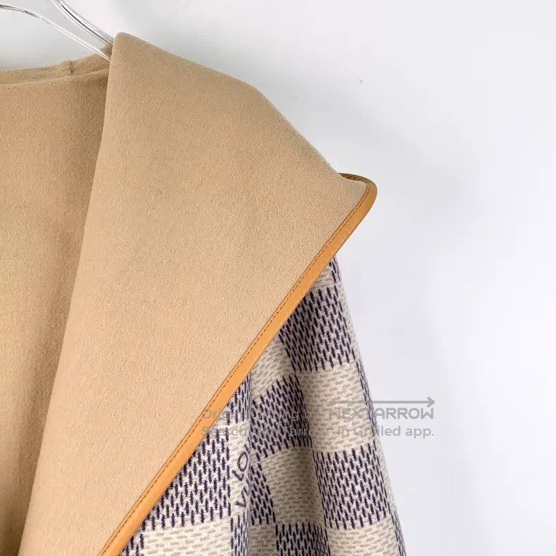 Louis Vuitton Louis Vuitton 22 Colorblock Checkerboard Sheepwool Hooded Size XXS / US 00 / IT 34 - 3 Thumbnail