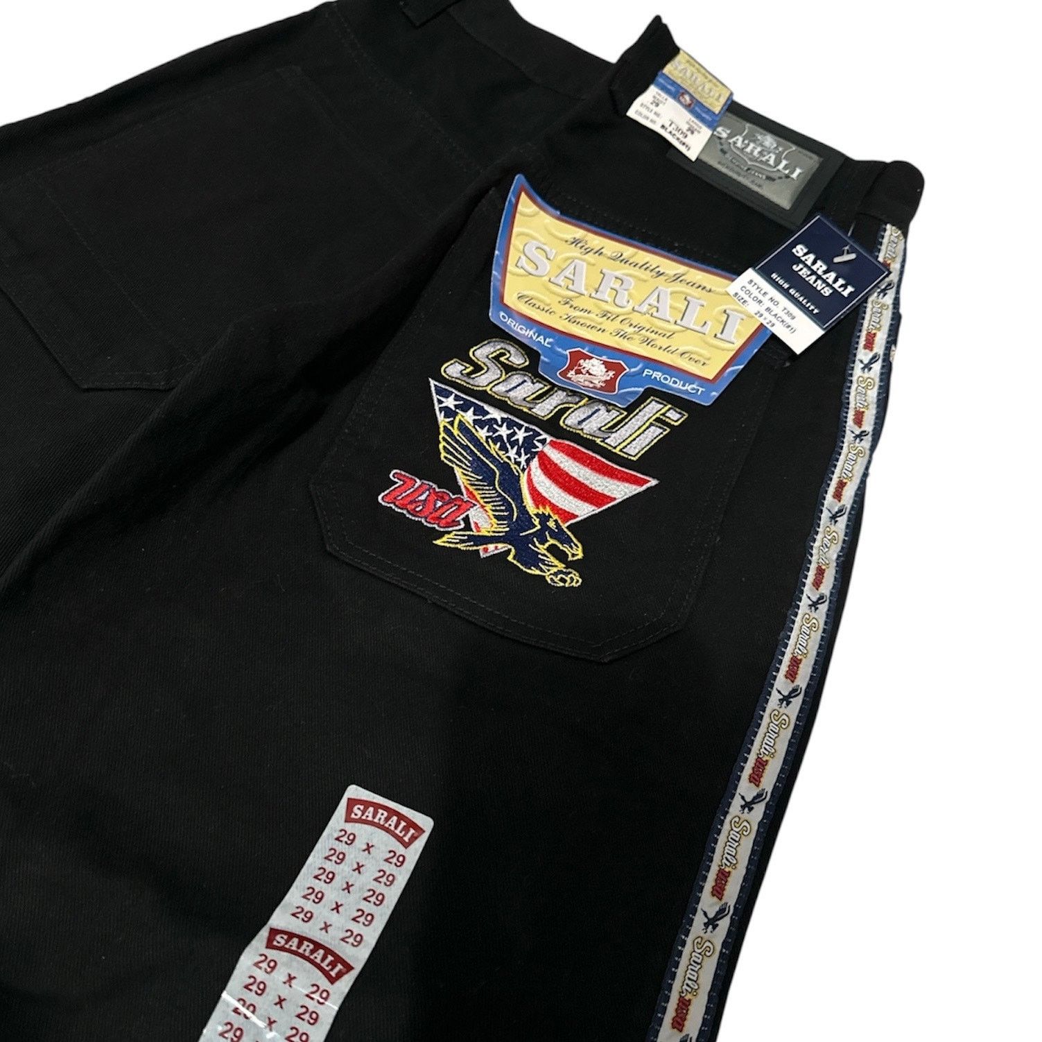 Vintage Vintage Sarali Jeans USA Bald Eagle America Jeans Size US 29 - 3 Thumbnail