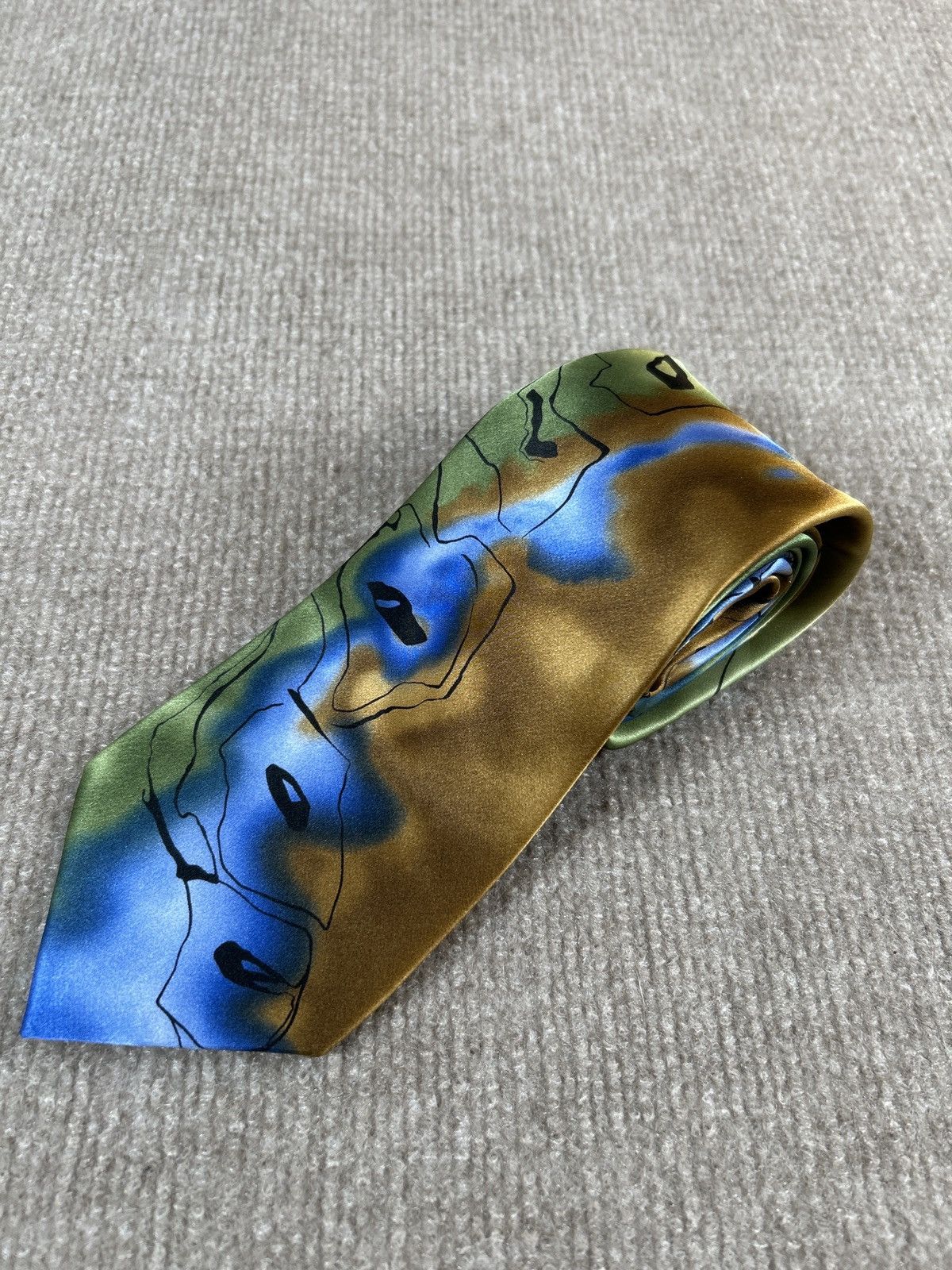 Other J. Garcia Men’s Silk Neck Tie “Not Necessarily a Tree” 0193 Size ONE SIZE - 1 Thumbnail