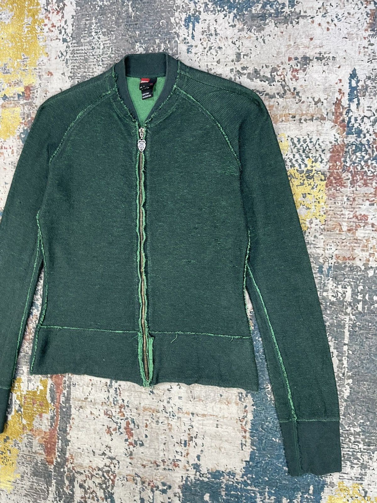 Diesel Diesel Valiente Back Hit Zipper Sweater Size S / US 4 / IT 40 - 4 Thumbnail