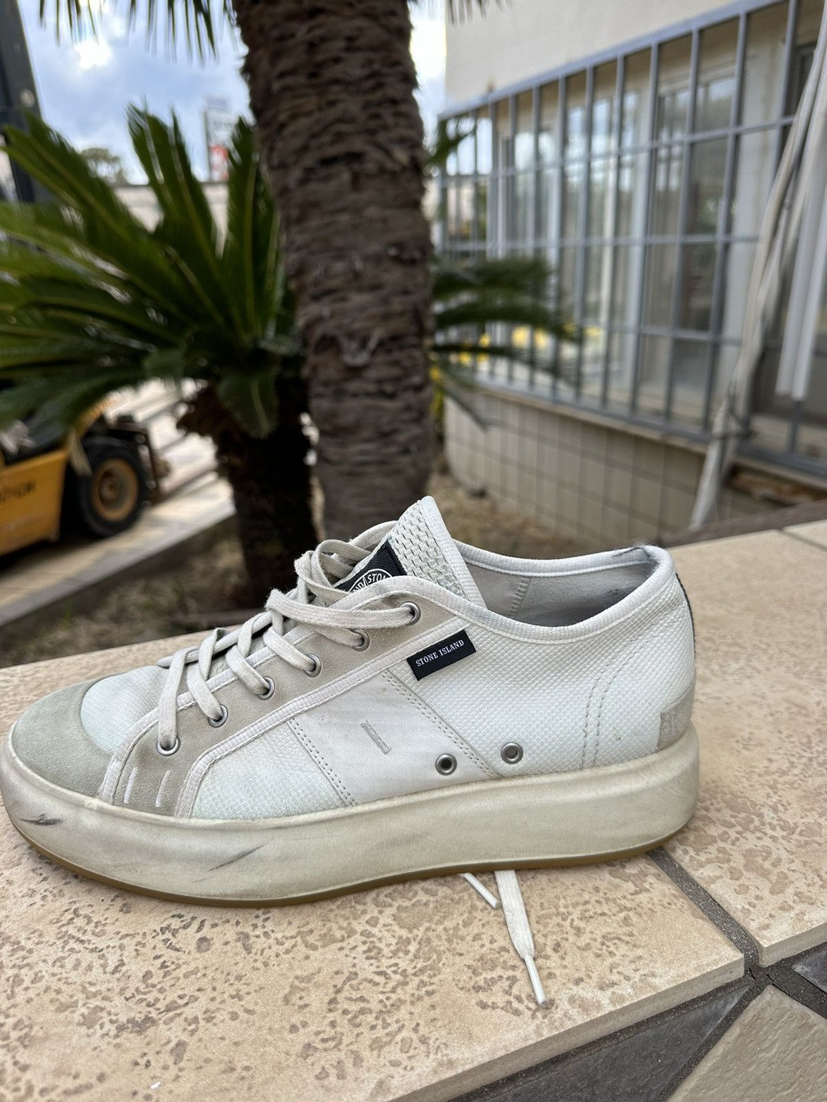 Ecco × Stone Island Stone Island x ECCO White Shoes Sneakers 42 size Size US 9 / EU 42 - 3 Thumbnail