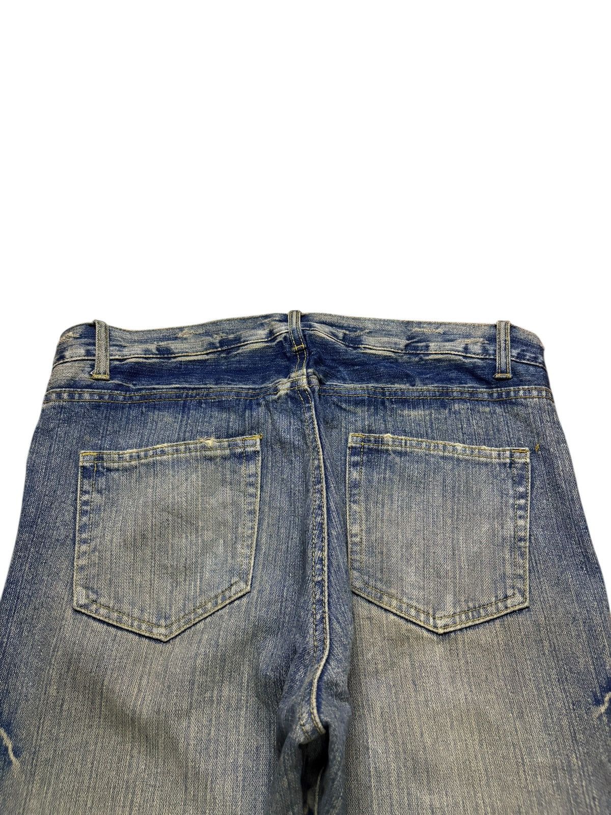 Japanese Brand Vintage Japanese Brand Rusty Distressed Loose Jeans Size US 33 - 8 Thumbnail