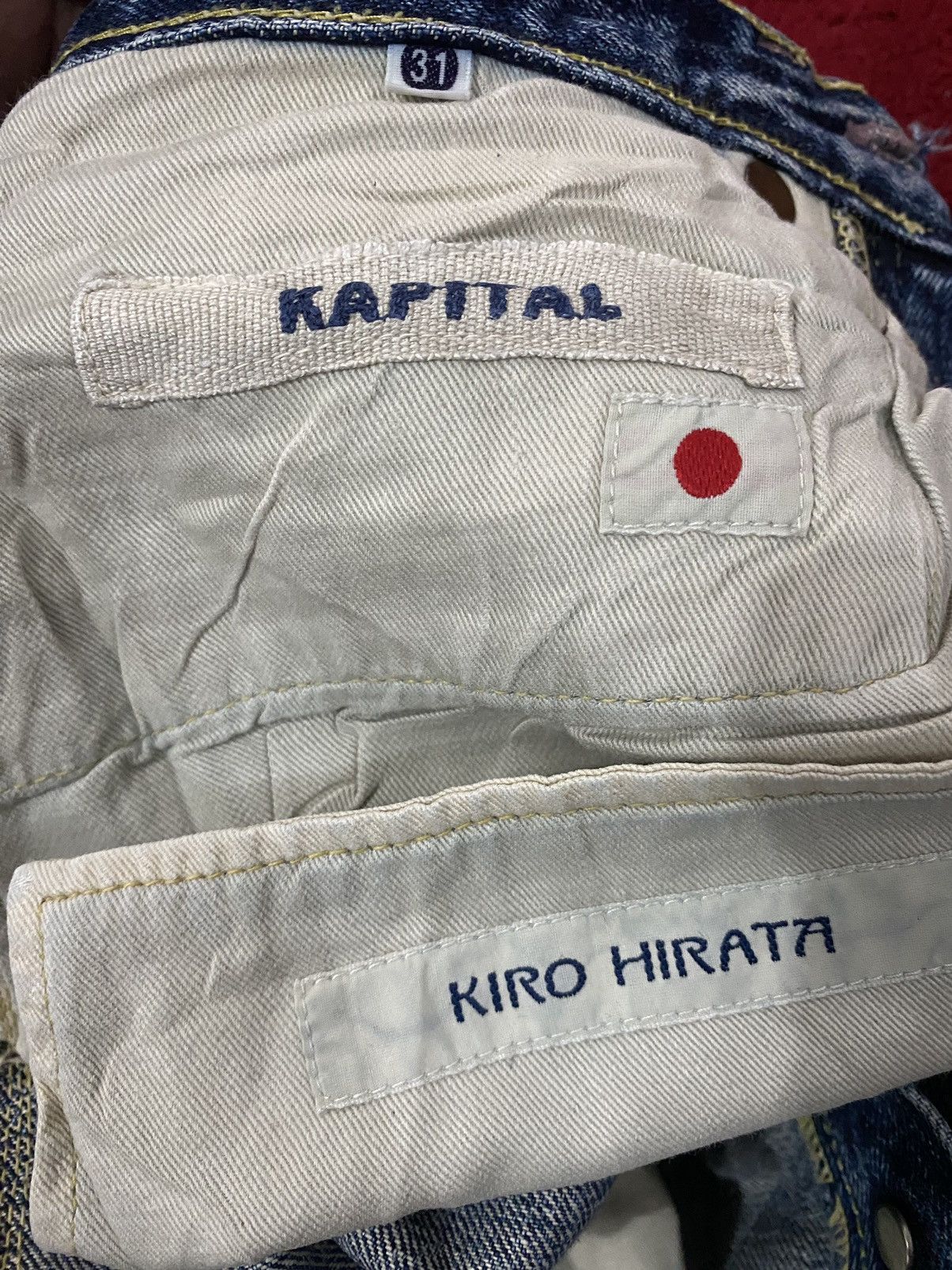 Kapital Kapital Selvedge Distressed Size US 29 - 17 Thumbnail