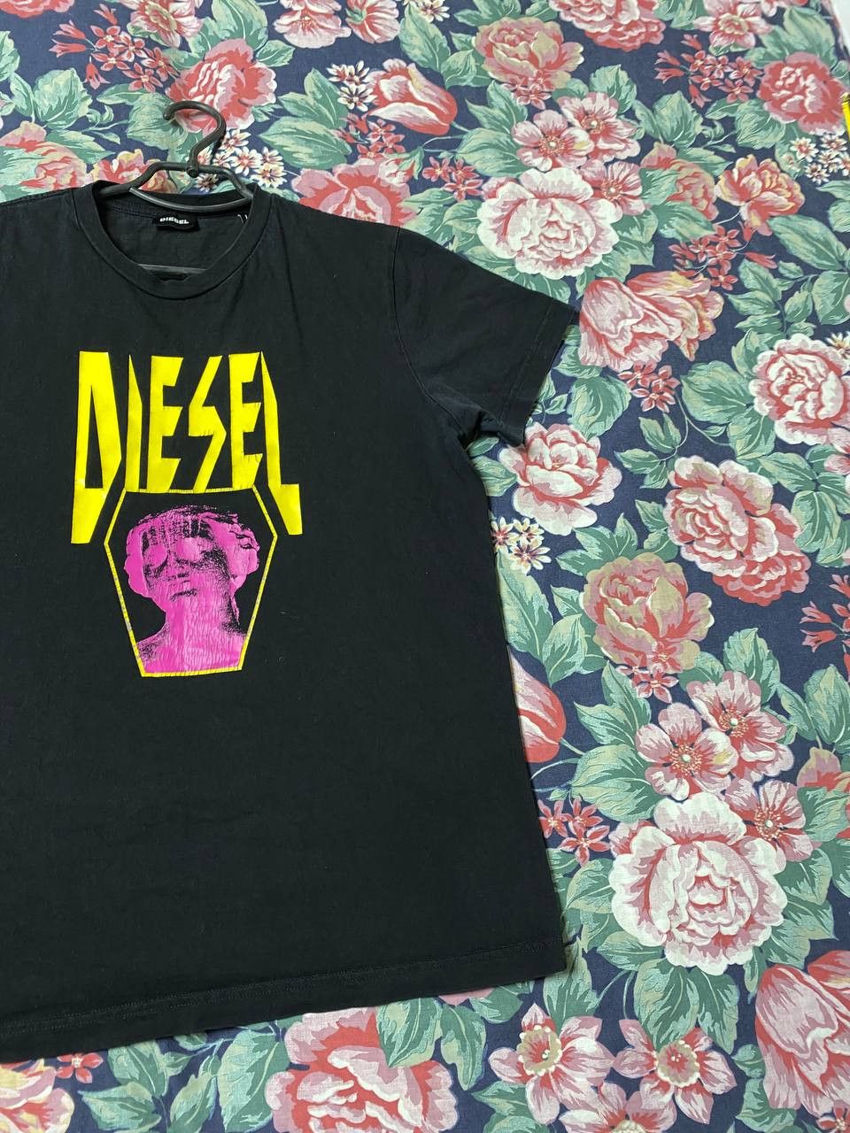 Diesel × Vintage Vintage Diesel Logo Graphic Tee Y2K 00s Punk Rock Size US L / EU 52-54 / 3 - 14 Thumbnail