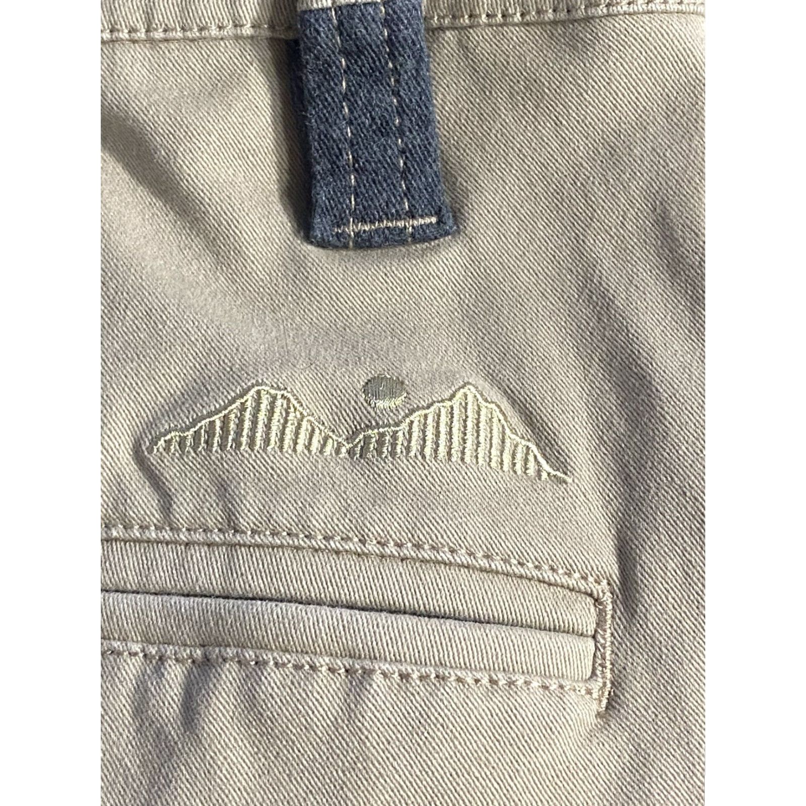 KAVU Kavu Mens Flat Front Beige Shorts Size 40 Regular Lightweight Pockets Cotton Casual Summer Chino Mens Size US 40 / EU 56 - 7 Thumbnail