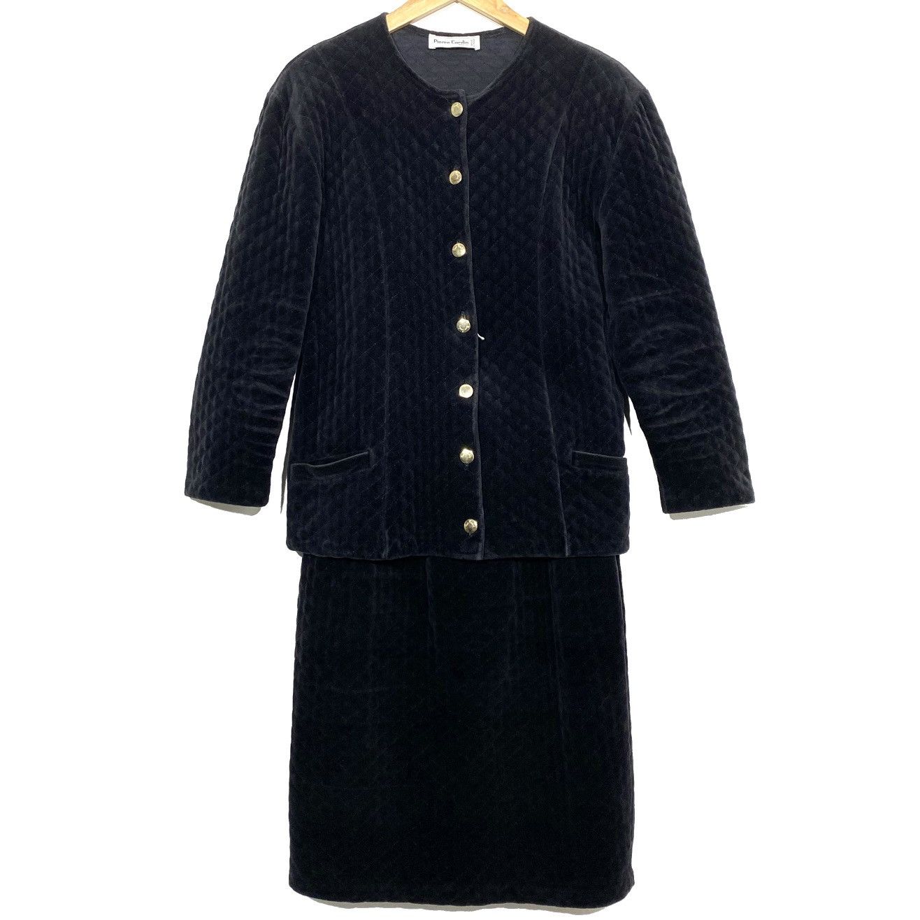 Pierre Cardin Ensemble Tailleur Jupe Capitonné Vintage 80’s Pierre Cardin Size L / US 10 / IT 46 - 1 Thumbnail
