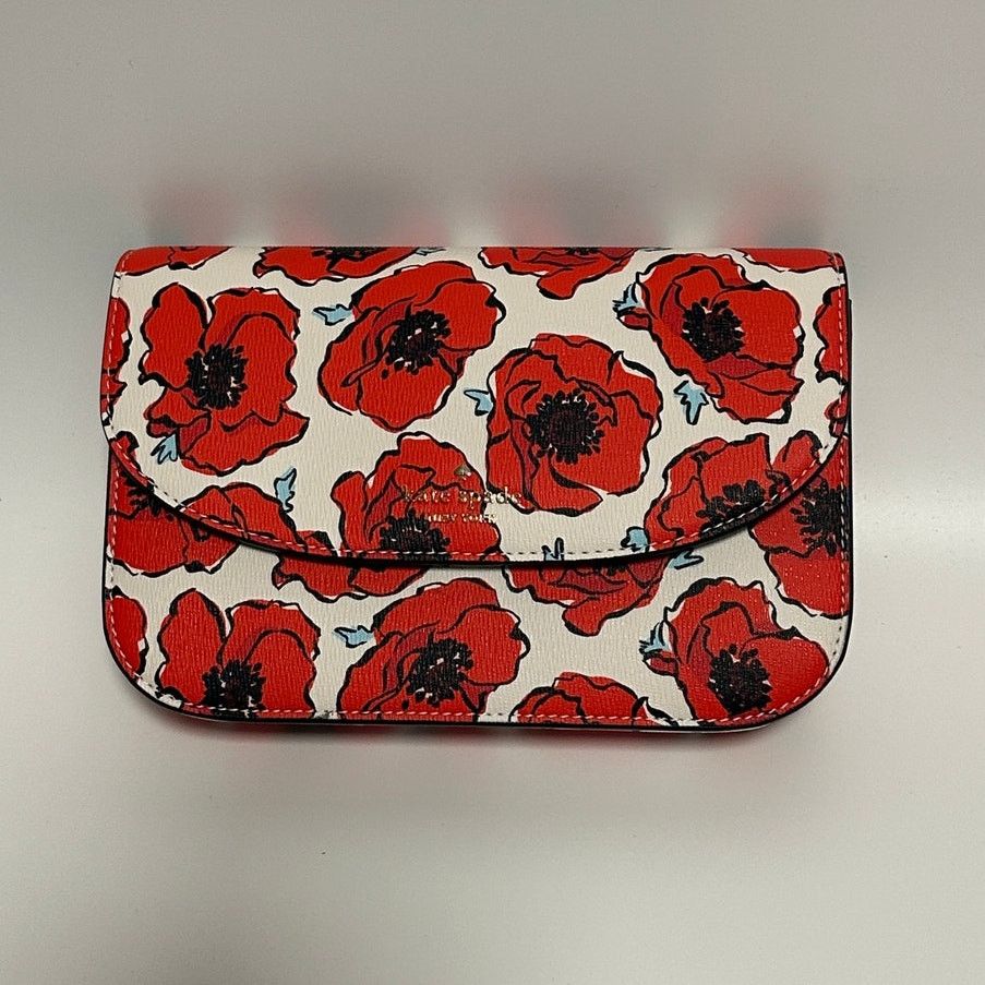 Kate Spade Kate Spade Kristi Chain Flap Floral Crossbody Bag NWOT Size ONE SIZE - 4 Thumbnail