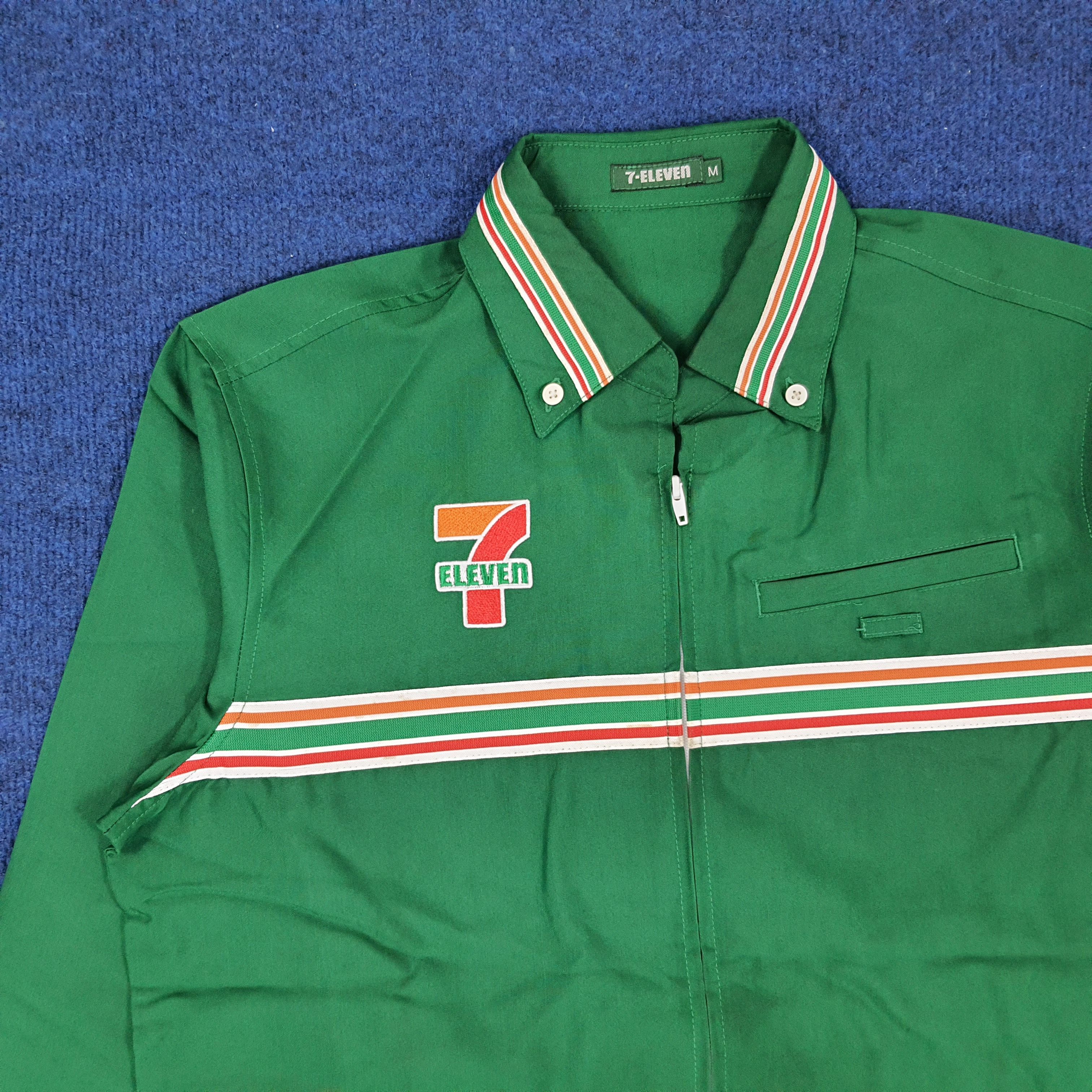 Japanese Brand Vintage 7 Eleven Japan Staff Uniform Workwear Jacket C239N33 Size US M / EU 48-50 / 2 - 4 Thumbnail