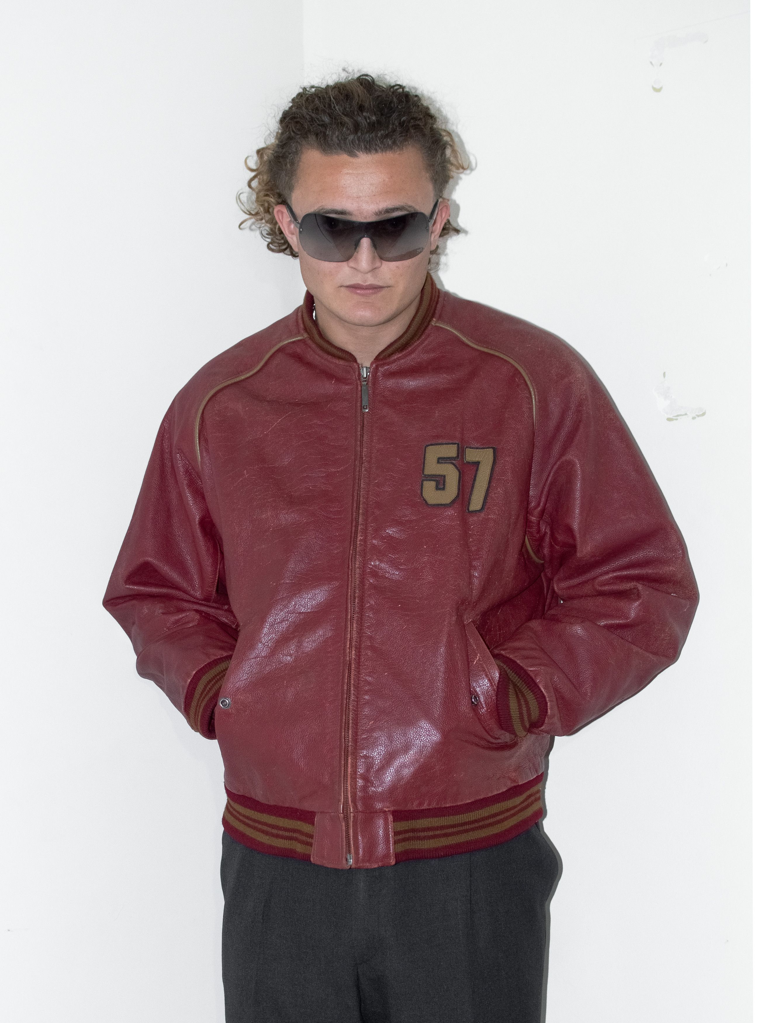 Chevignon × Vintage Vintage 90s Chevignon Teddy Bomber Jacket in