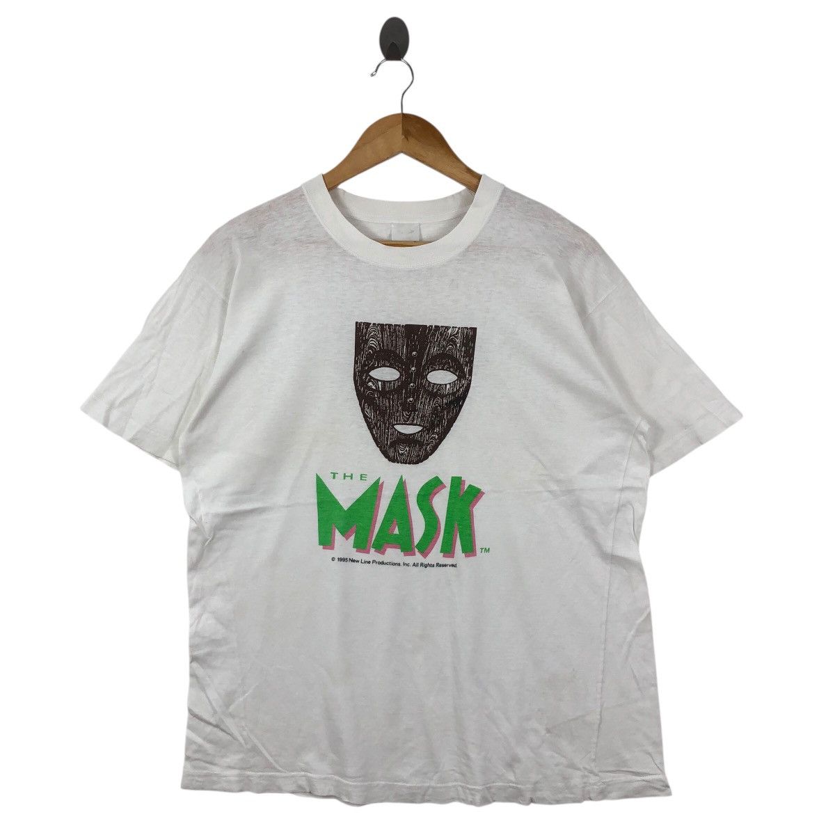 Vintage Vintage 90s THE MASK Movie T Shirt Vintage Clothing Size US L / EU 52-54 / 3 - 1 Thumbnail