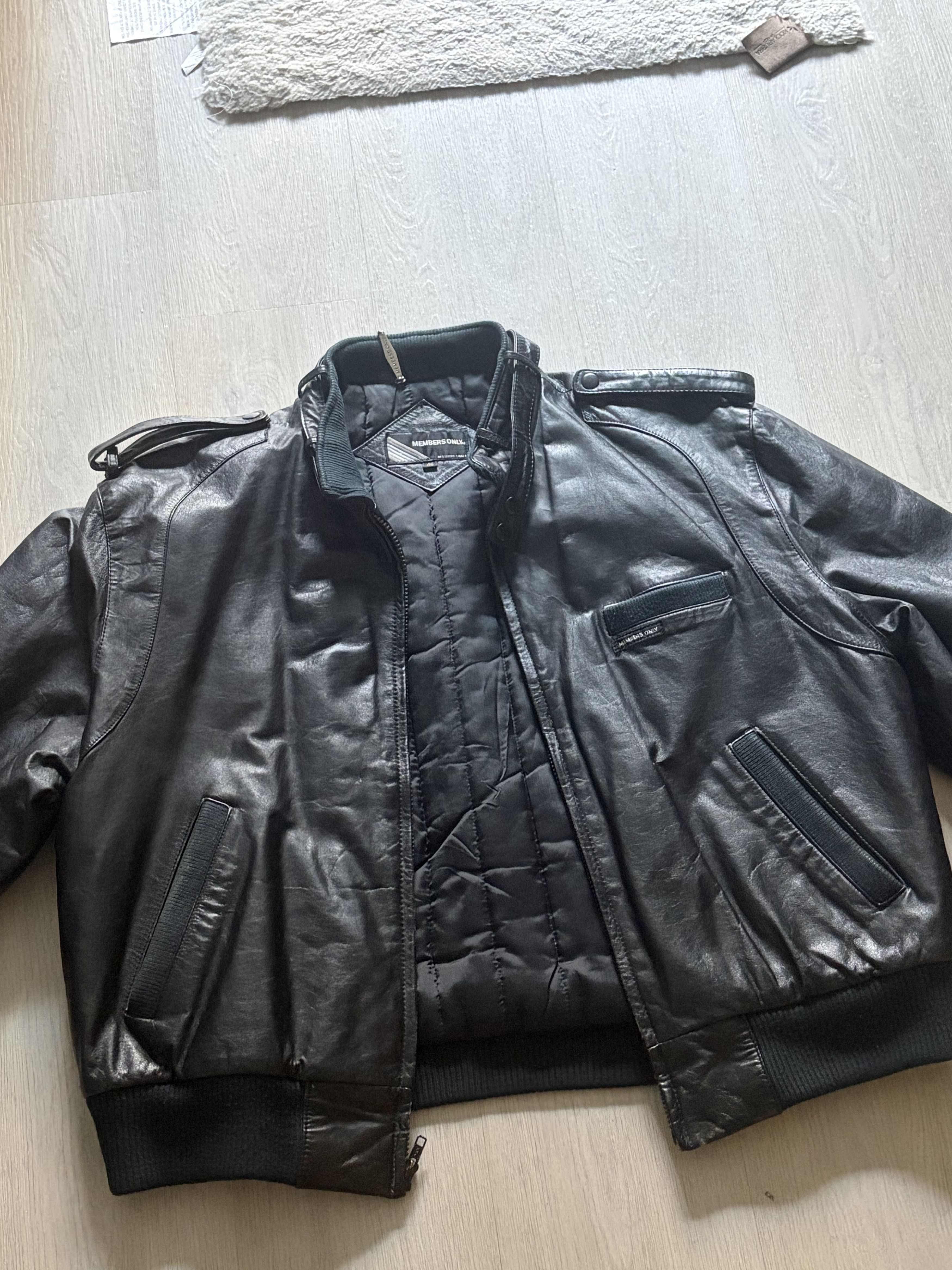Members Only Genuine Leather Jacket Size US S / EU 44-46 / 1 - 4 Thumbnail