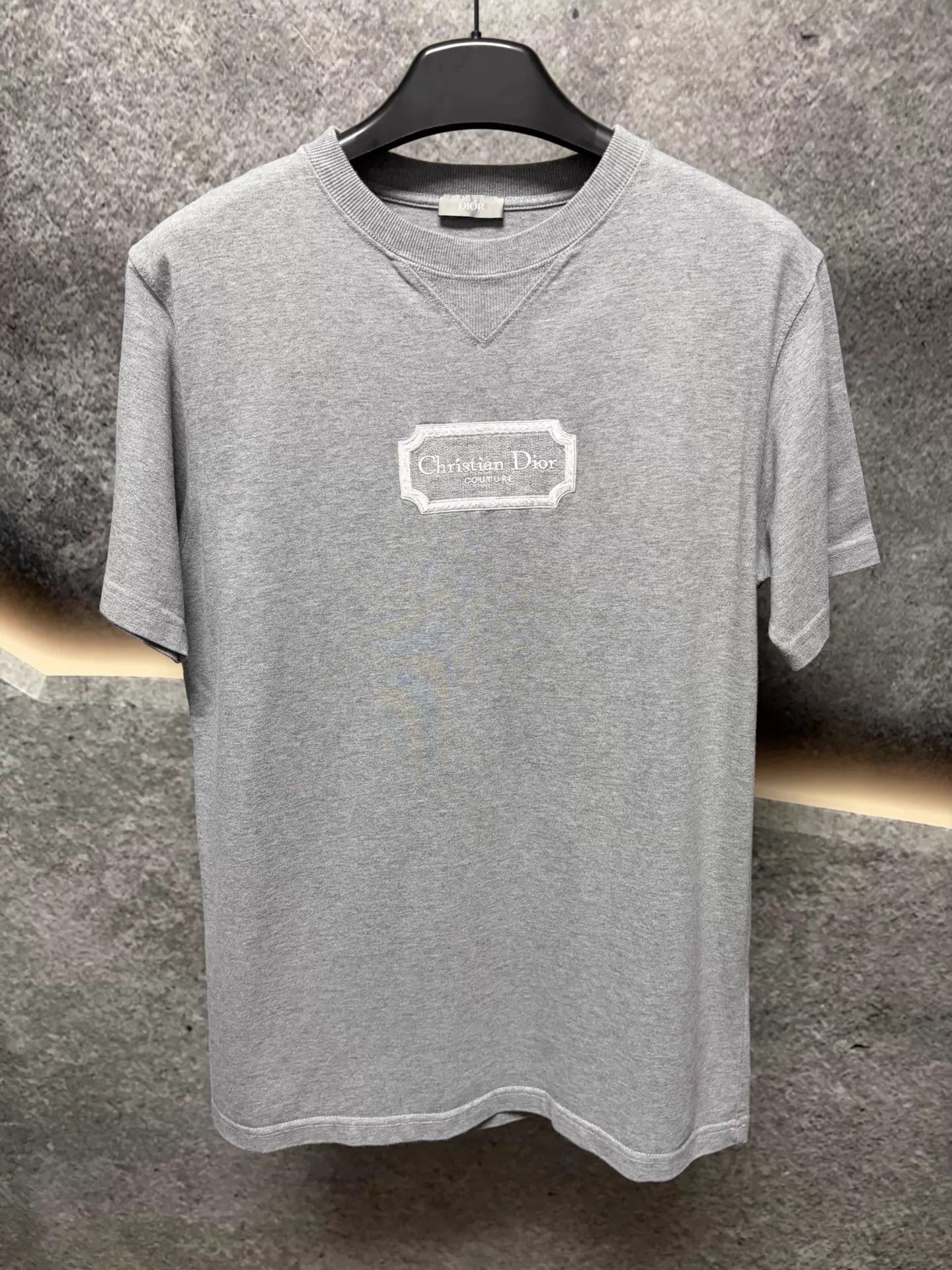 Dior Dior men's gray short-sleeve T-shirt S Size US S / EU 44-46 / 1 - 1 Thumbnail