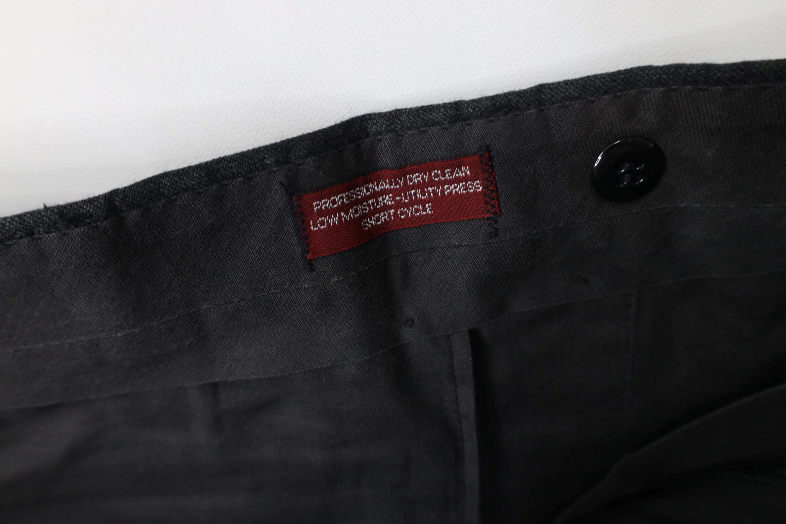 Jos. A. Bank Vintage 90s Jos A Bank Wide Leg Chino Pants Charcoal USA Size US 36 / EU 52 - 9 Thumbnail