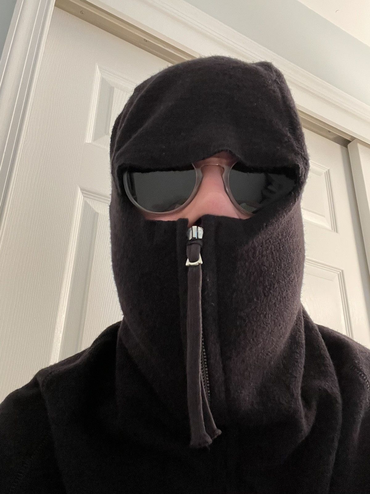 Boris Bidjan Saberi Boris Bidjan Saberi Ninja hoodie black wool blend Size US XL / EU 56 / 4 - 6 Thumbnail