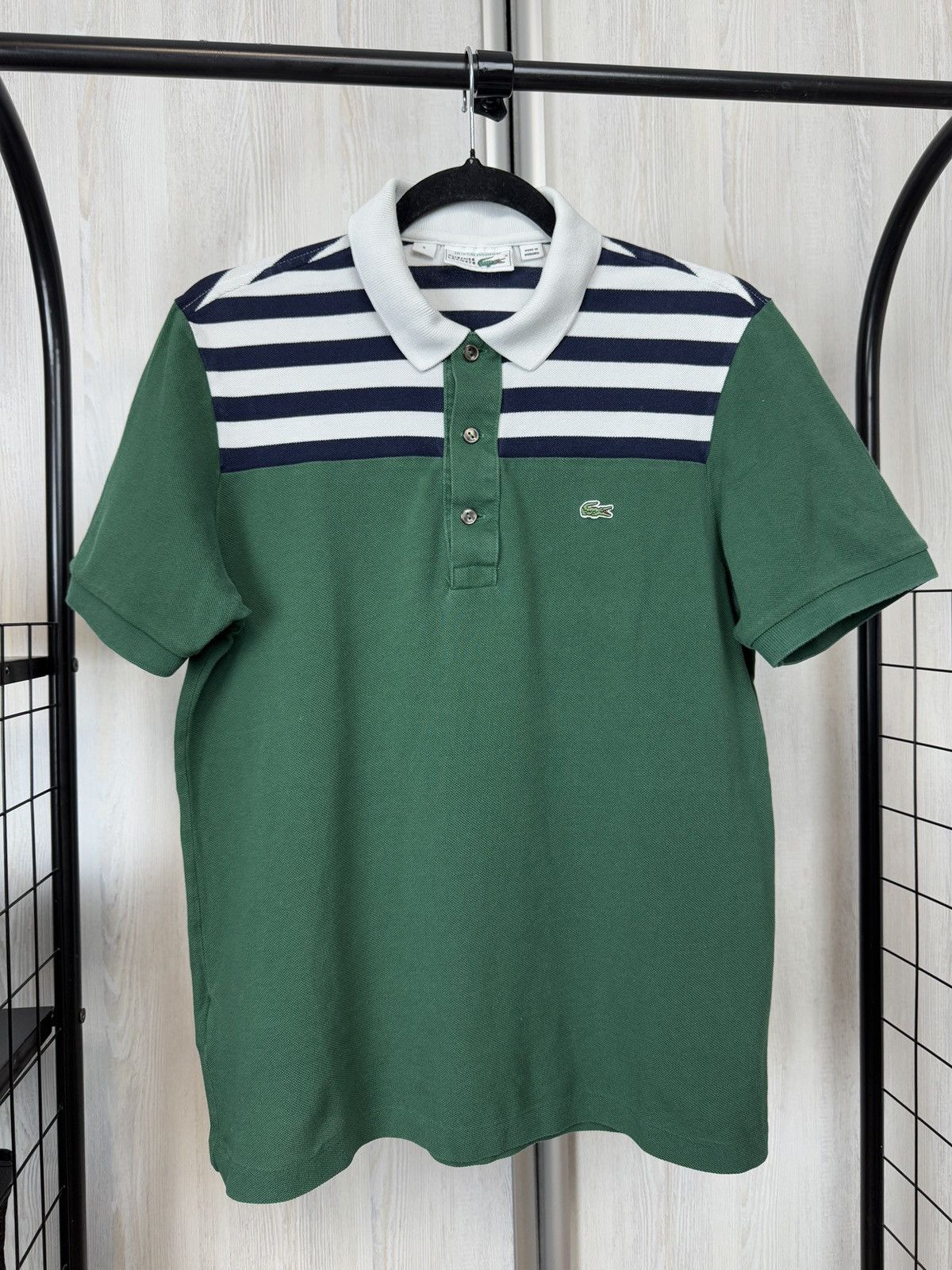 Lacoste Chemise Lacoste 85th Anniversary Striped Top Polo Tee Size US S / EU 44-46 / 1 - 2 Thumbnail