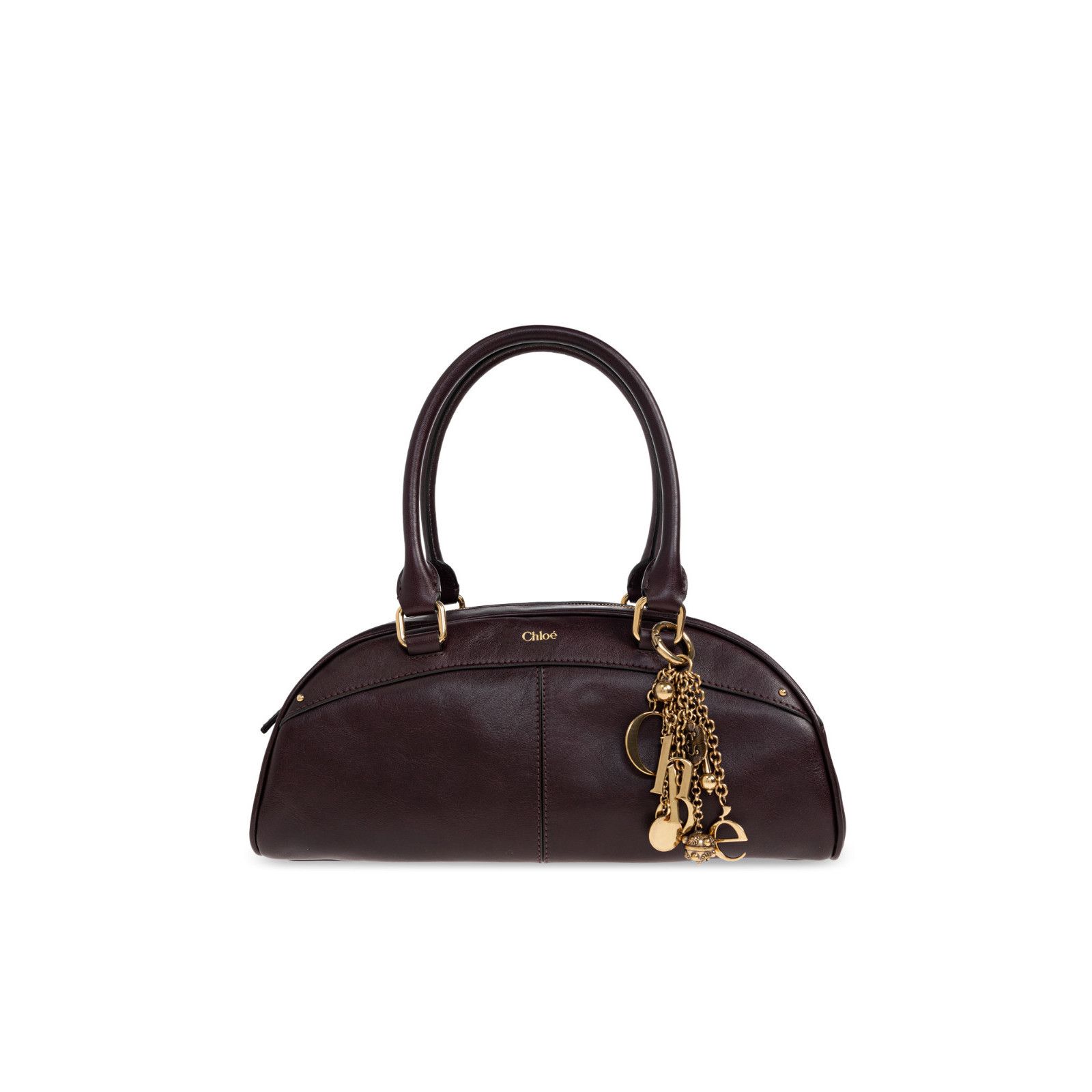 Chloe Chloe Bowling Perfect Plum Top Handle Bag New & Authentic Size ONE SIZE - 1 Thumbnail