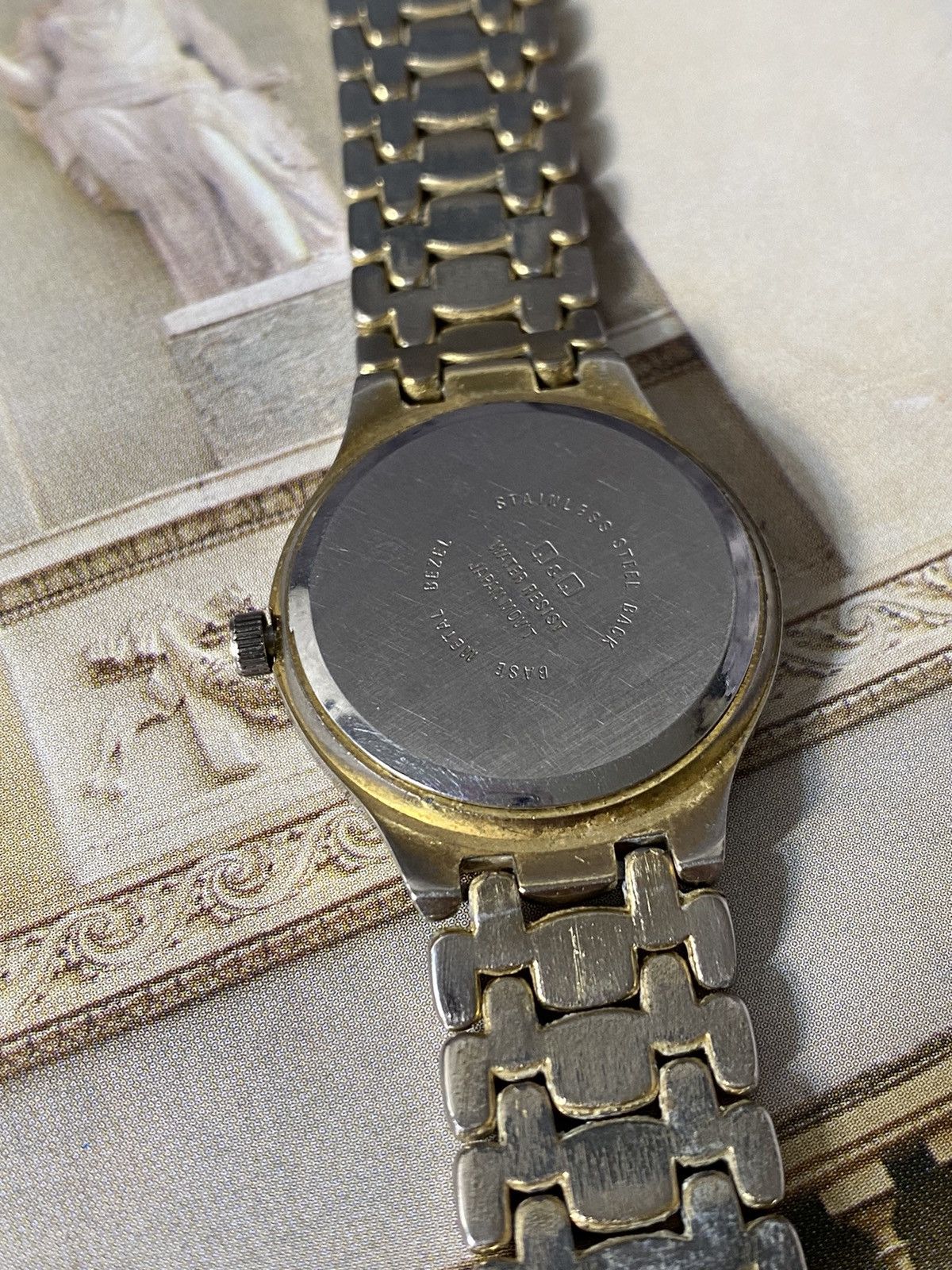 Japanese Brand Vintage Q&Q Quartz Watch Water Resist 30M Size ONE SIZE - 7 Thumbnail