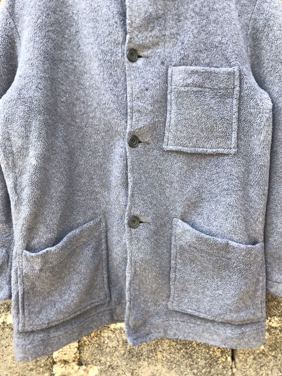 Japanese Brand × Vintage 🌟Nick Ashley Fleece Workers Shirt Jacket Size US M / EU 48-50 / 2 - 3 Thumbnail