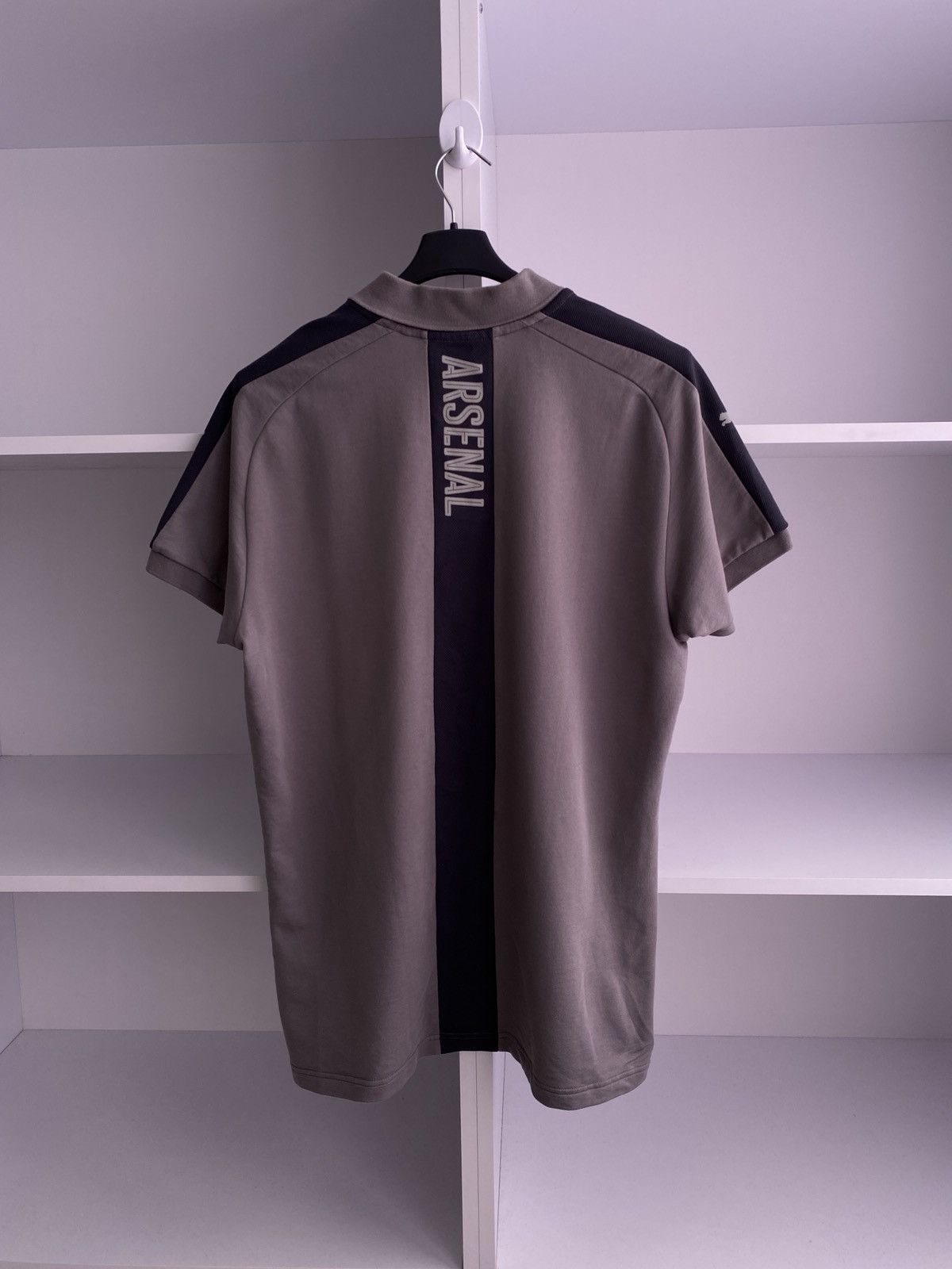 Puma × Vintage Puma Arsenal rare short sleeve reflective logo tee Size US XL / EU 56 / 4 - 7 Thumbnail