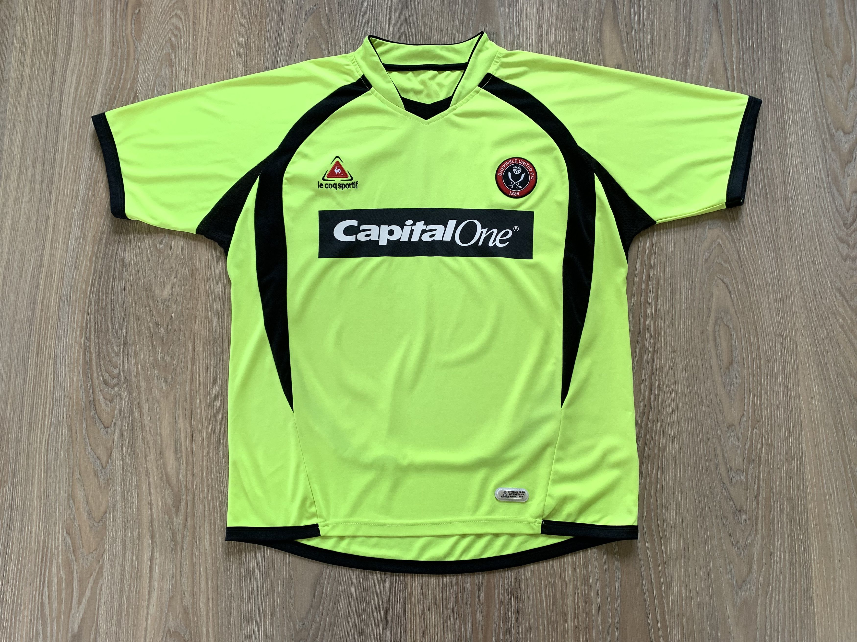 Le Coq Sportif Vintage Le Coq Sportif Sheffield United Away Shirt 2007-2008 Size US L / EU 52-54 / 3 - 2 Thumbnail