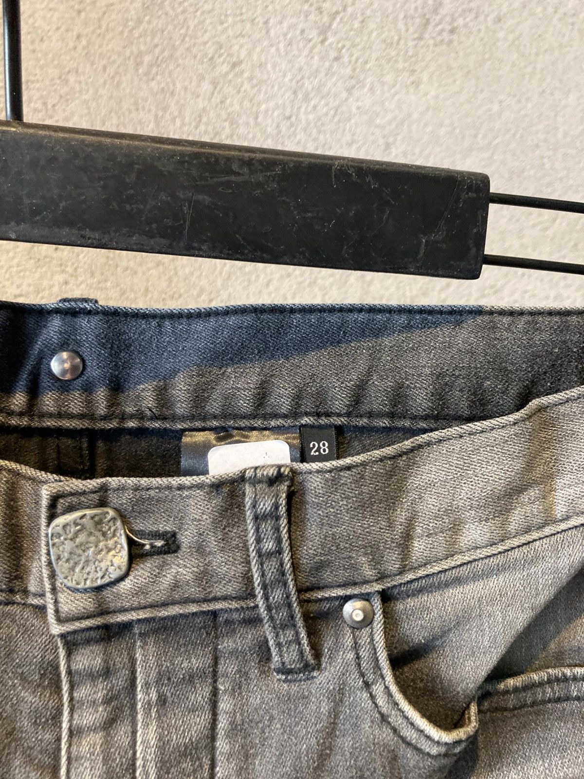 Fagassent Toshiki Aoki Seigeki Grey Denim Size US 28 / EU 44 - 2 Thumbnail