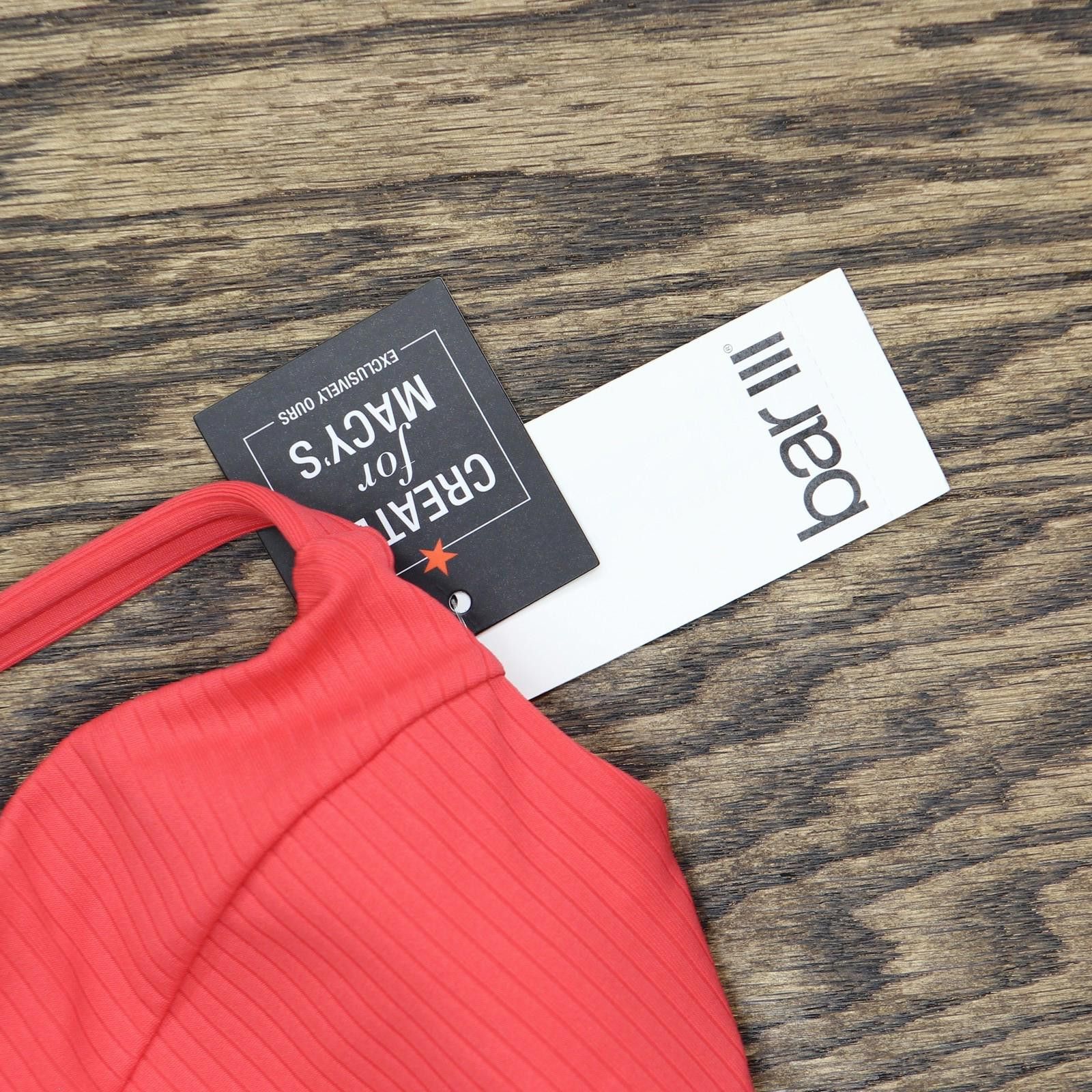 Bar III Nwt Bar Iii Bralette Bikini Swim Top Bright Rose Pink Xs Size ONE SIZE - 3 Thumbnail