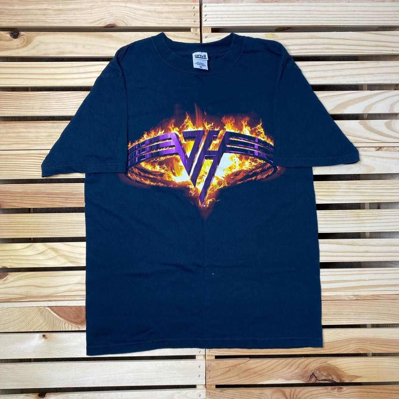 Anvil Vintage Van Halen Faded Black Band Tee Size Medium Size US M / EU 48-50 / 2 - 1 Thumbnail